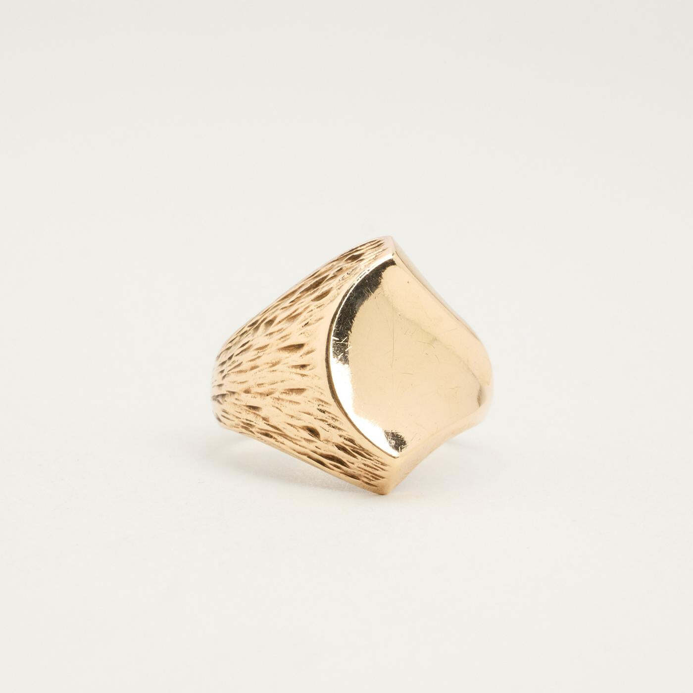 Ring in 8K Gold size 7¾ | Vintage Solid Gold | Minimalistic Gold