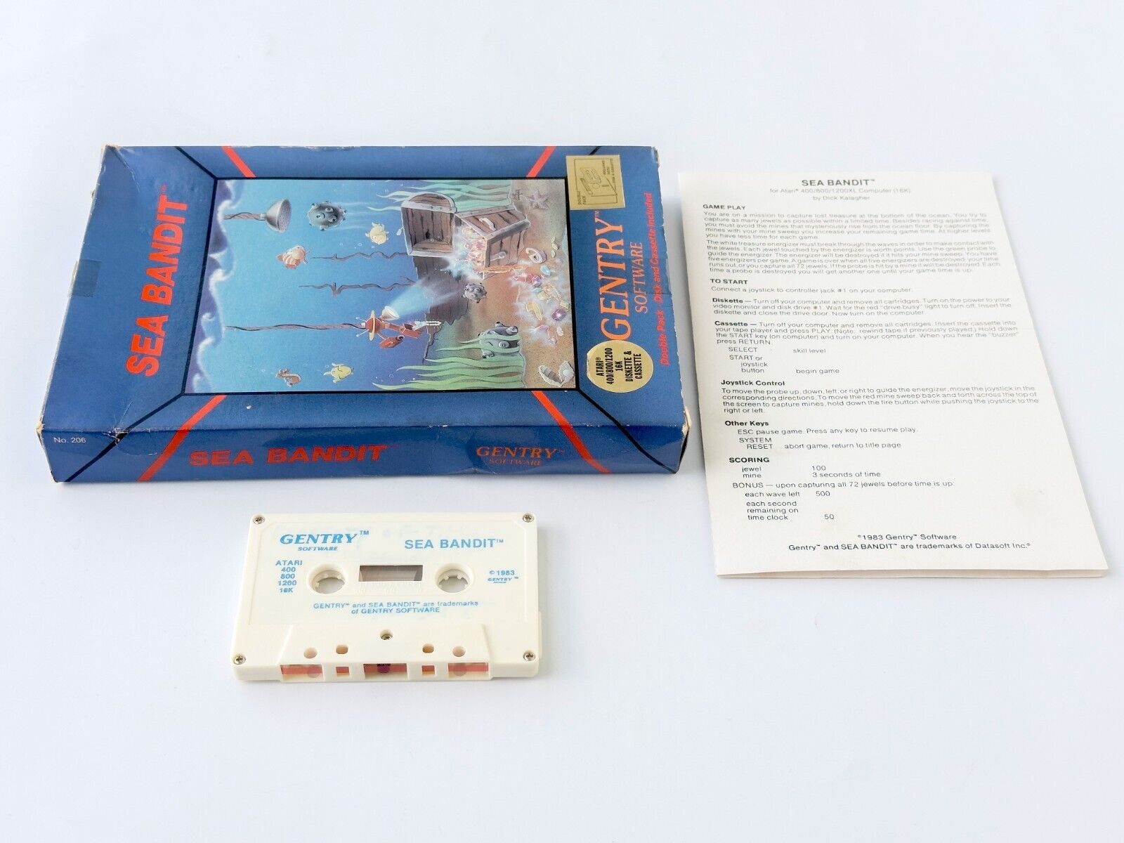 Sea Bandit - Gentry Software - 1983 / Atari 400/800/1200