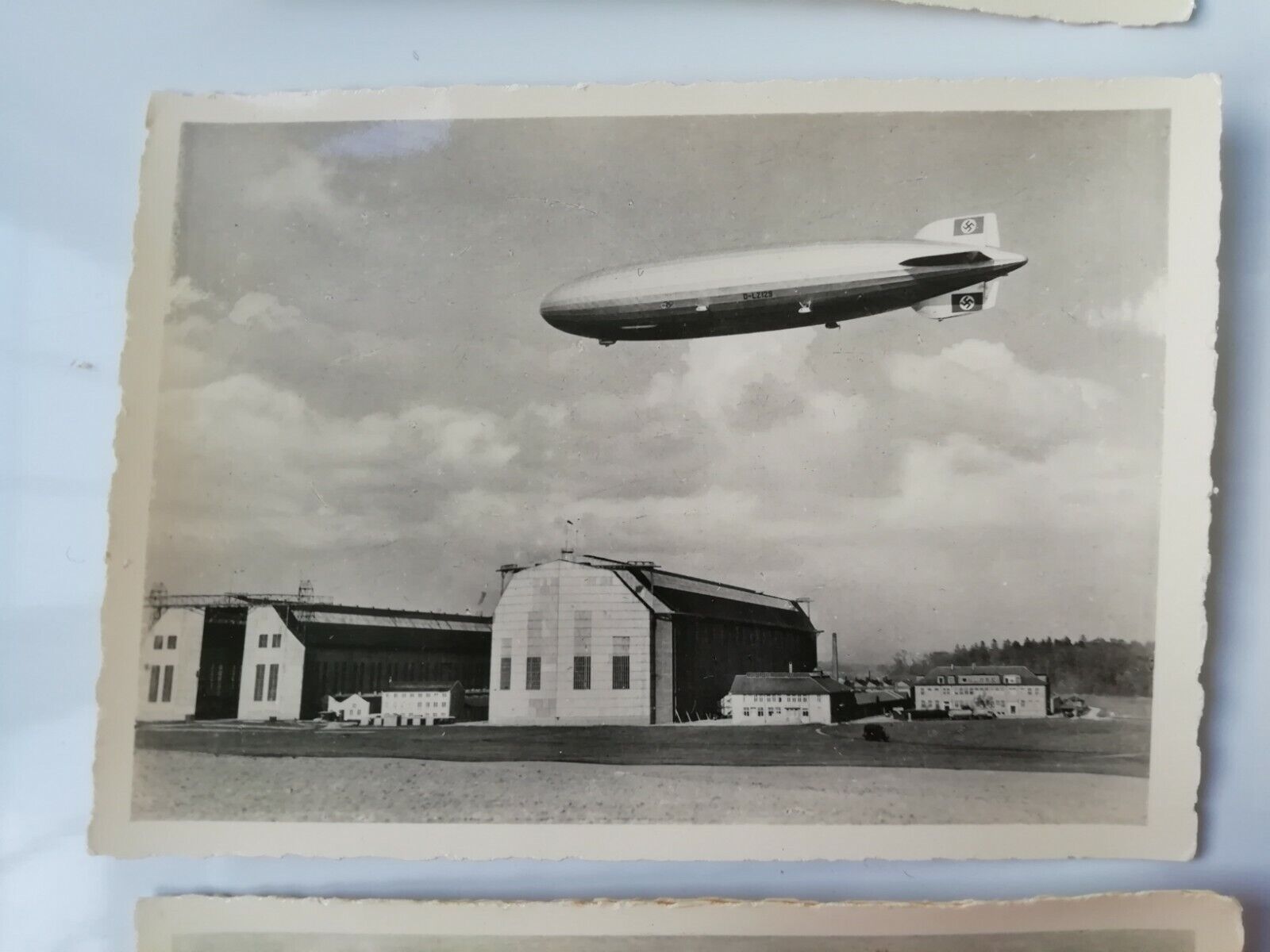 Vintage folder with 12 small photos of Der Bodensee /GermanyZeppelin 1930's