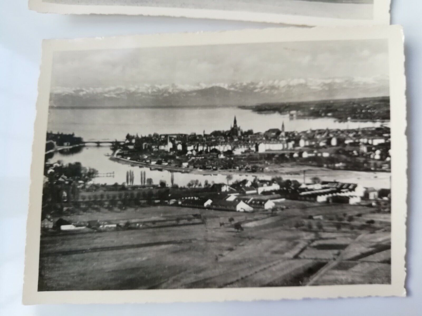 Vintage folder with 12 small photos of Der Bodensee /GermanyZeppelin 1930's