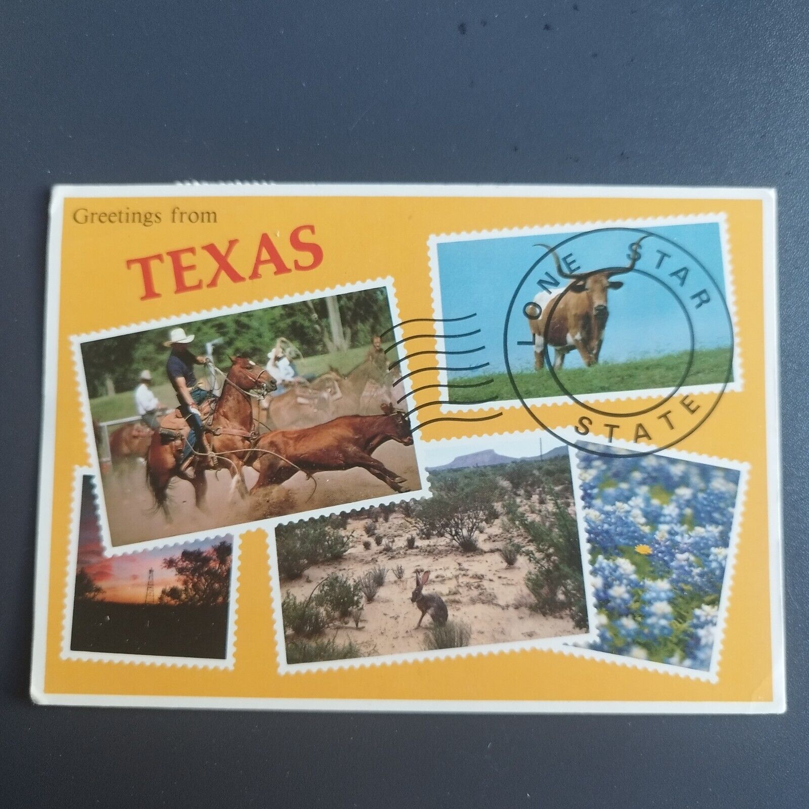 Texas Greetings from Texas Lone Star State - 1988