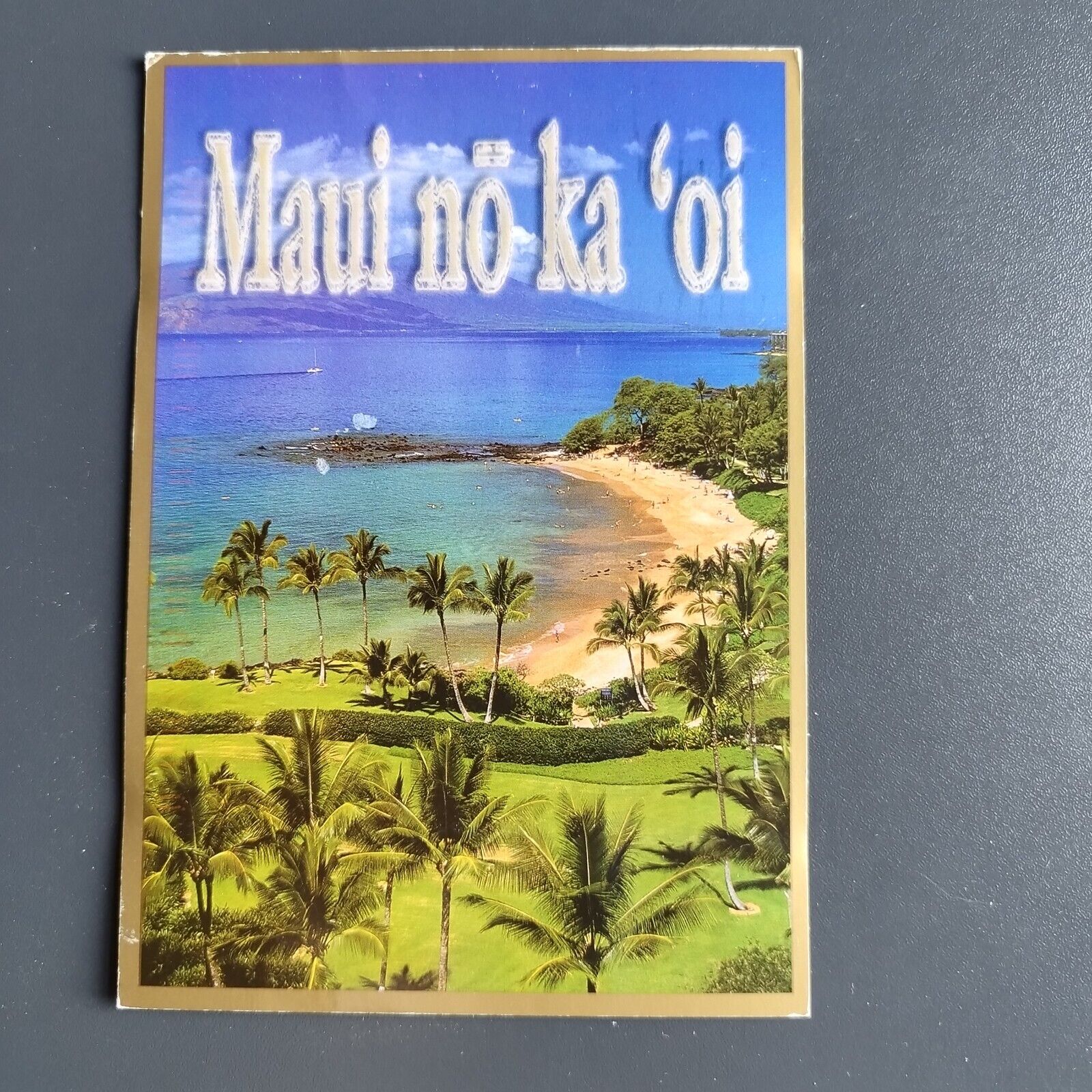 Postcard Hawaii Beautiful Ulua Beach on the Wailea Coastline- 2002