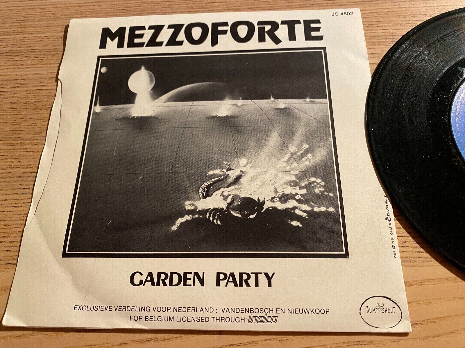 MEZZOFORTE "GARDEN PARTY / EARLY AUTUMN" BELGIAN PRESS SACAM 1983 1 PRESS RARE*