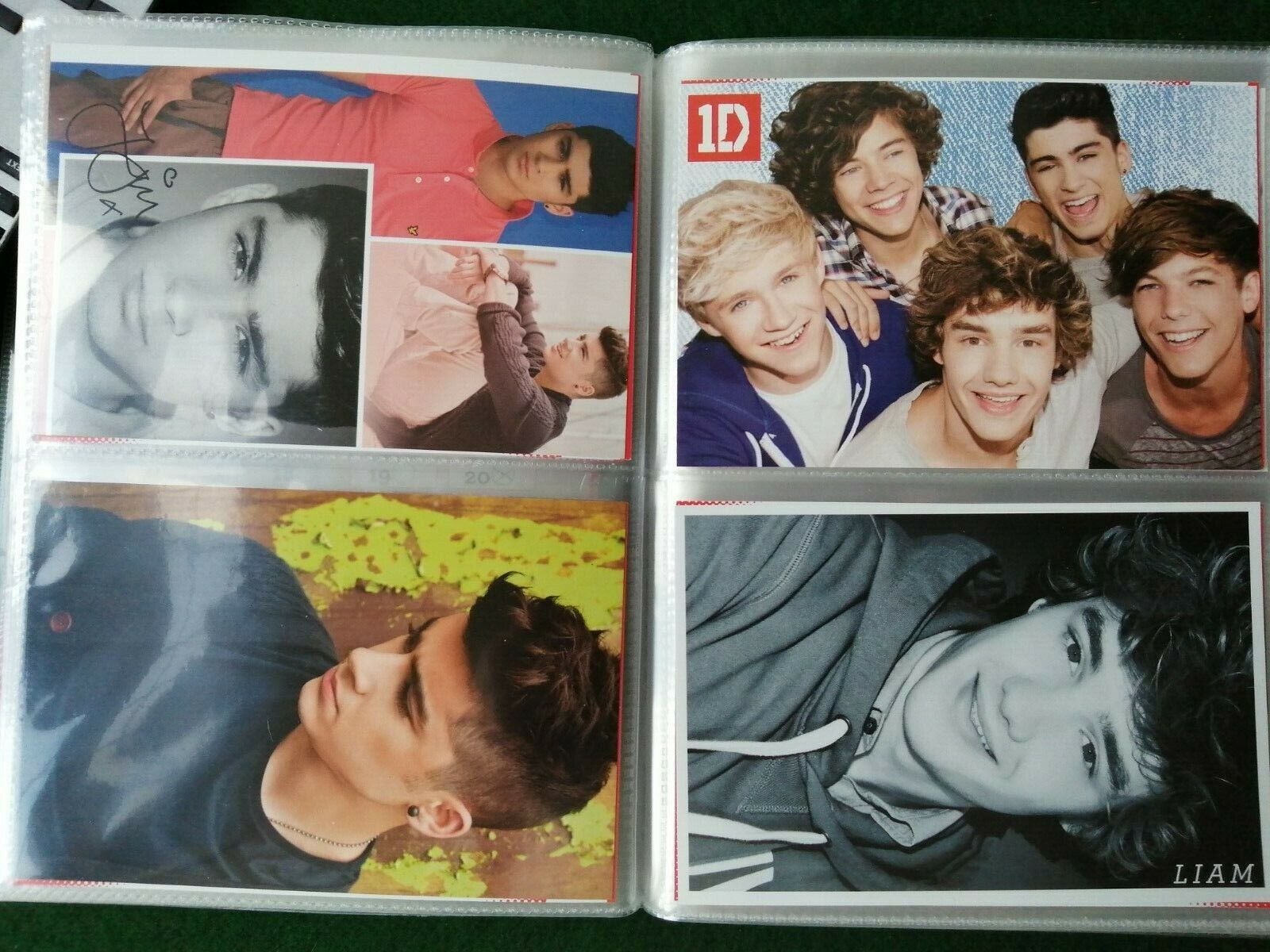 Panini binder:ONE DIRECTION collector's binder with 29 cardsNot complete