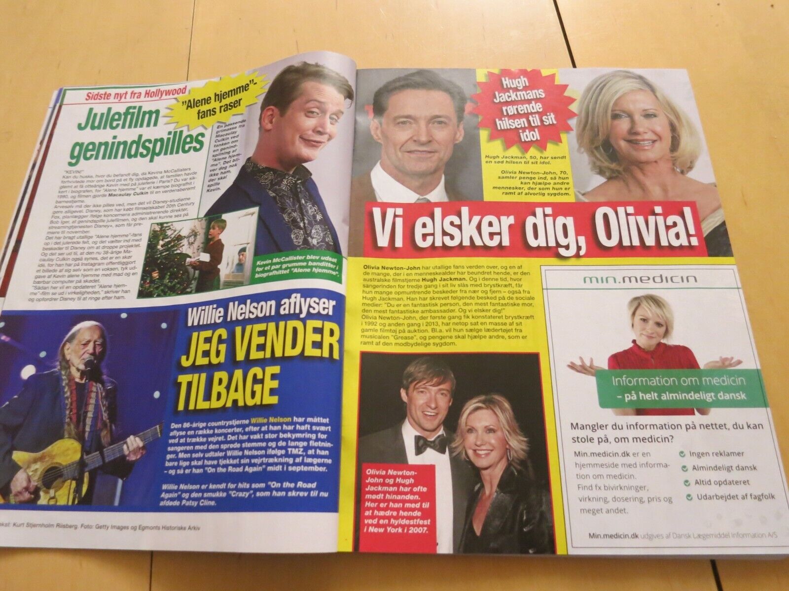 Danish Mag MADS MIKKELSEN Helena Christensen MARY Olivia Newton-John NENA BL73