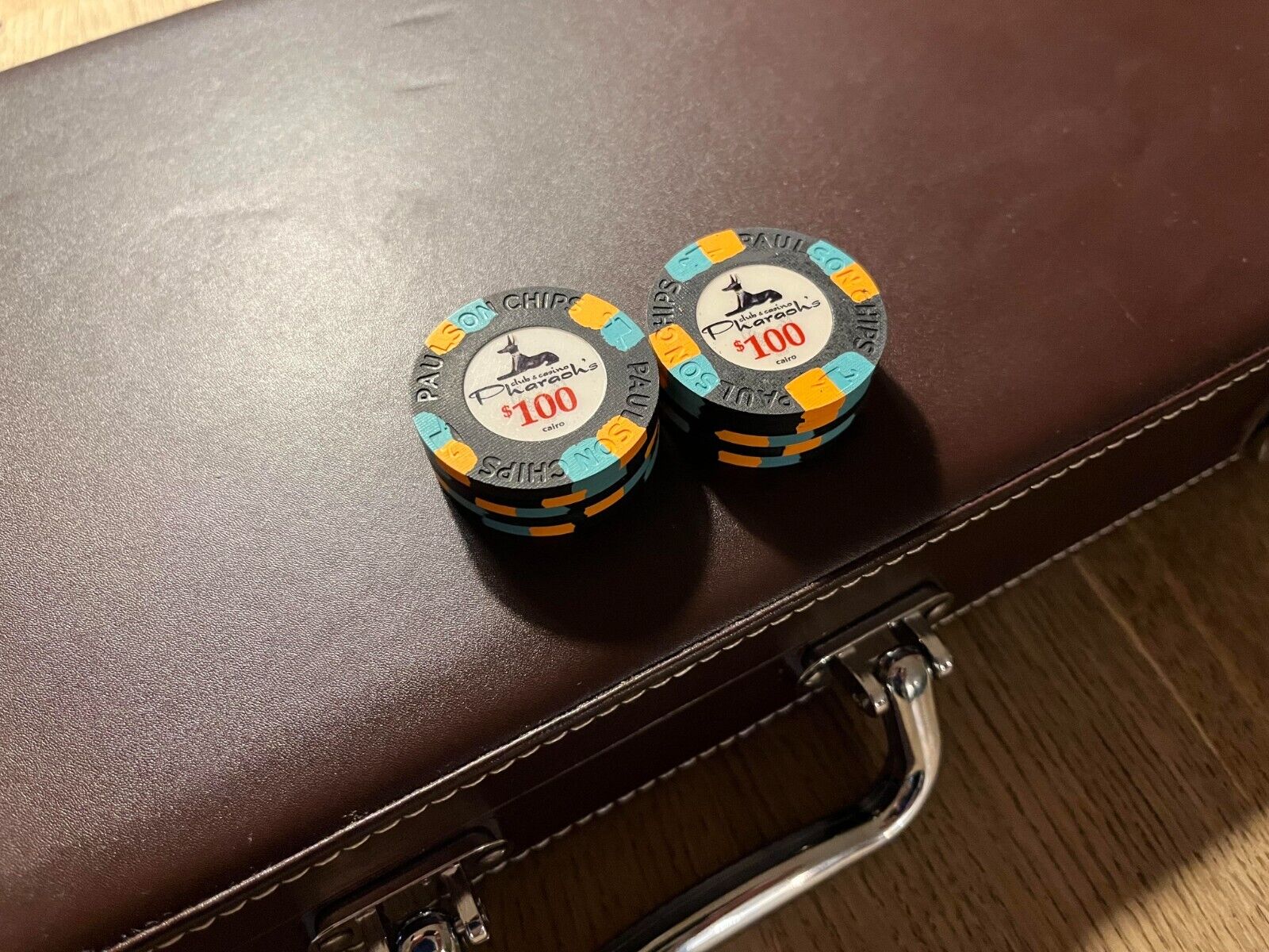 Paulson Pharaoh’s Poker Chips (10 x $100)