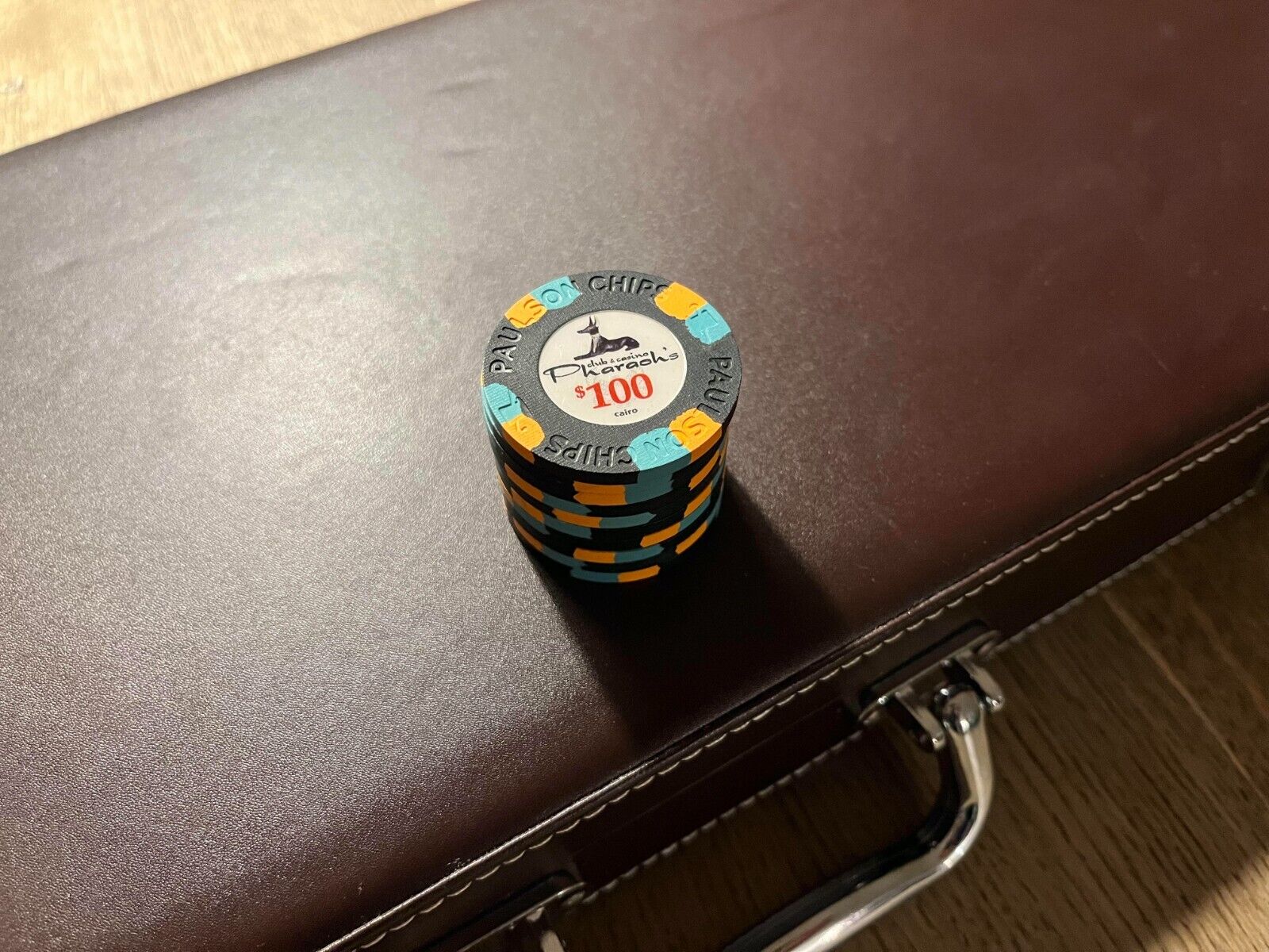 Paulson Pharaoh’s Poker Chips (10 x $100)