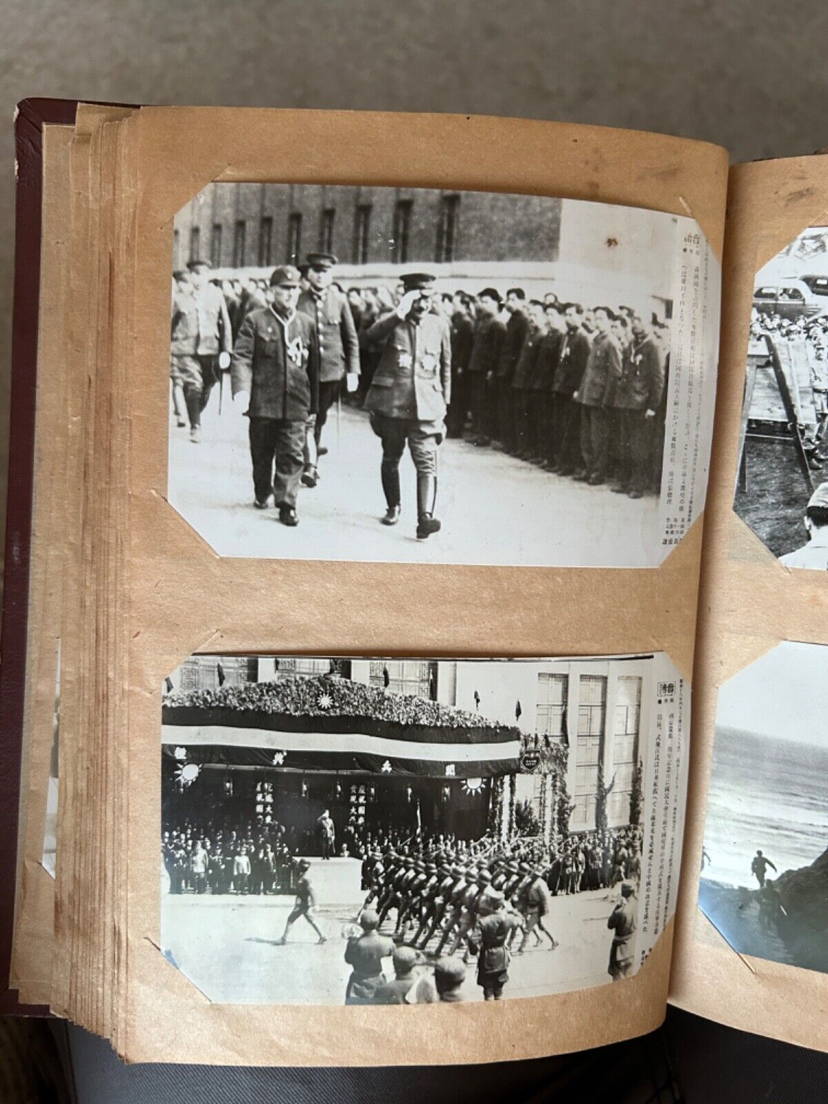 War in Eastern Asia - Japanese original photo album from world war 2