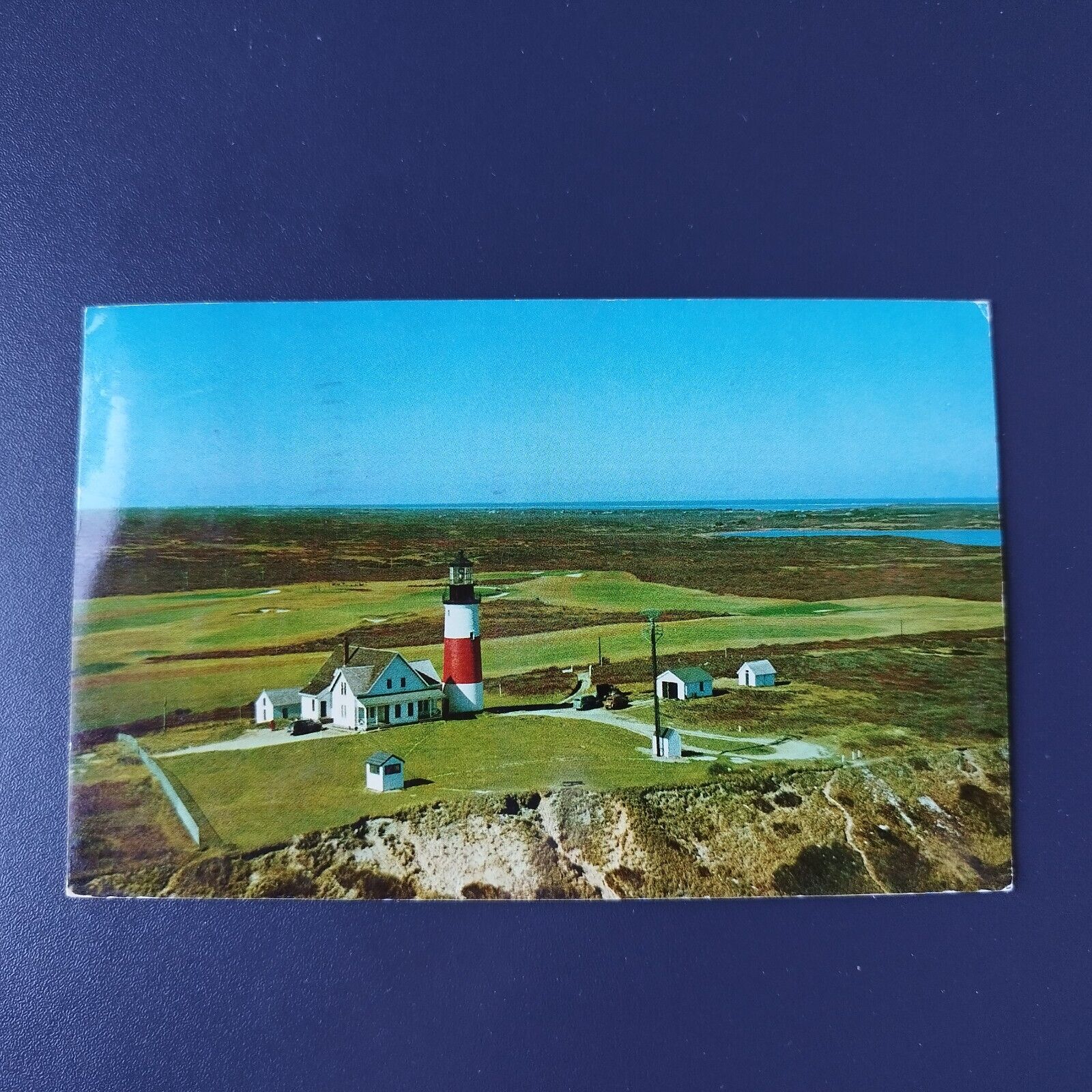 Mass Sankaty Head Light Eastern Shor of Nantucket Island 1961