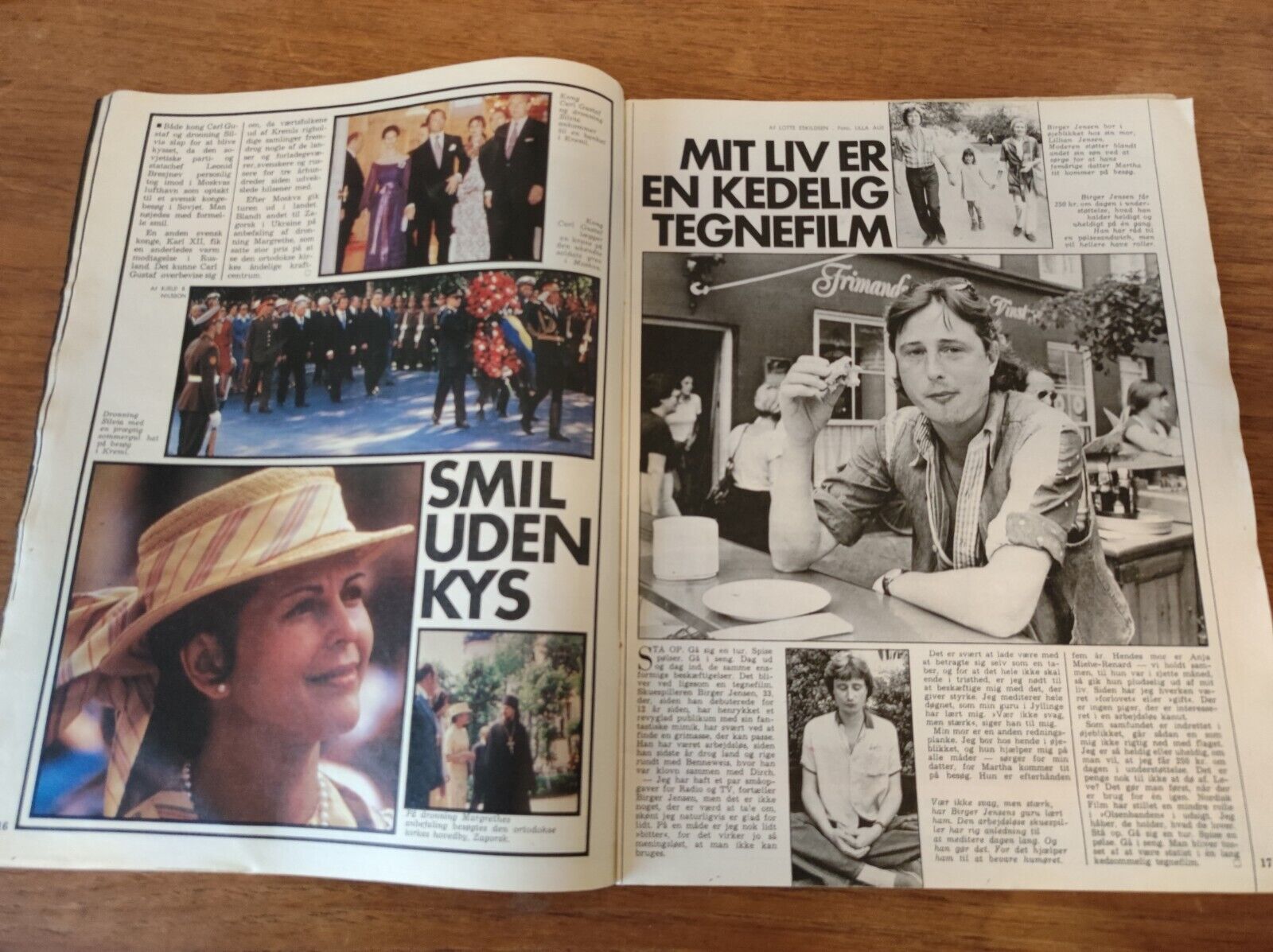 DORTHE KOLLO Queen Margrethe SILVIA Bianca Jagger JANE FONDA  1978 Magazine BB36