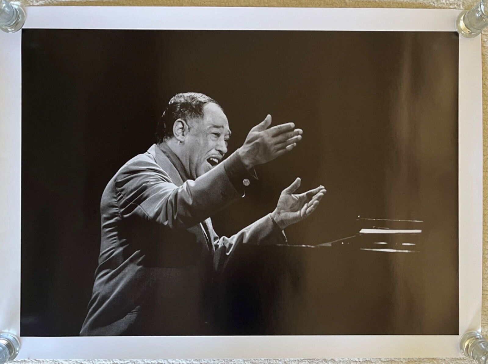 Huge Unique photo of Duke Ellington 1:1 by Jan Persson  Estate Sale signed