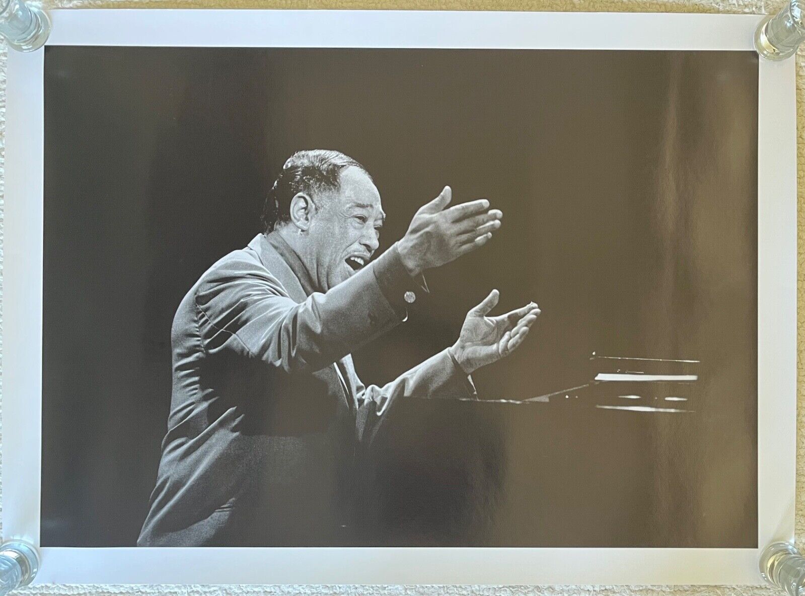 Huge Unique photo of Duke Ellington 1:1 by Jan Persson  Estate Sale signed