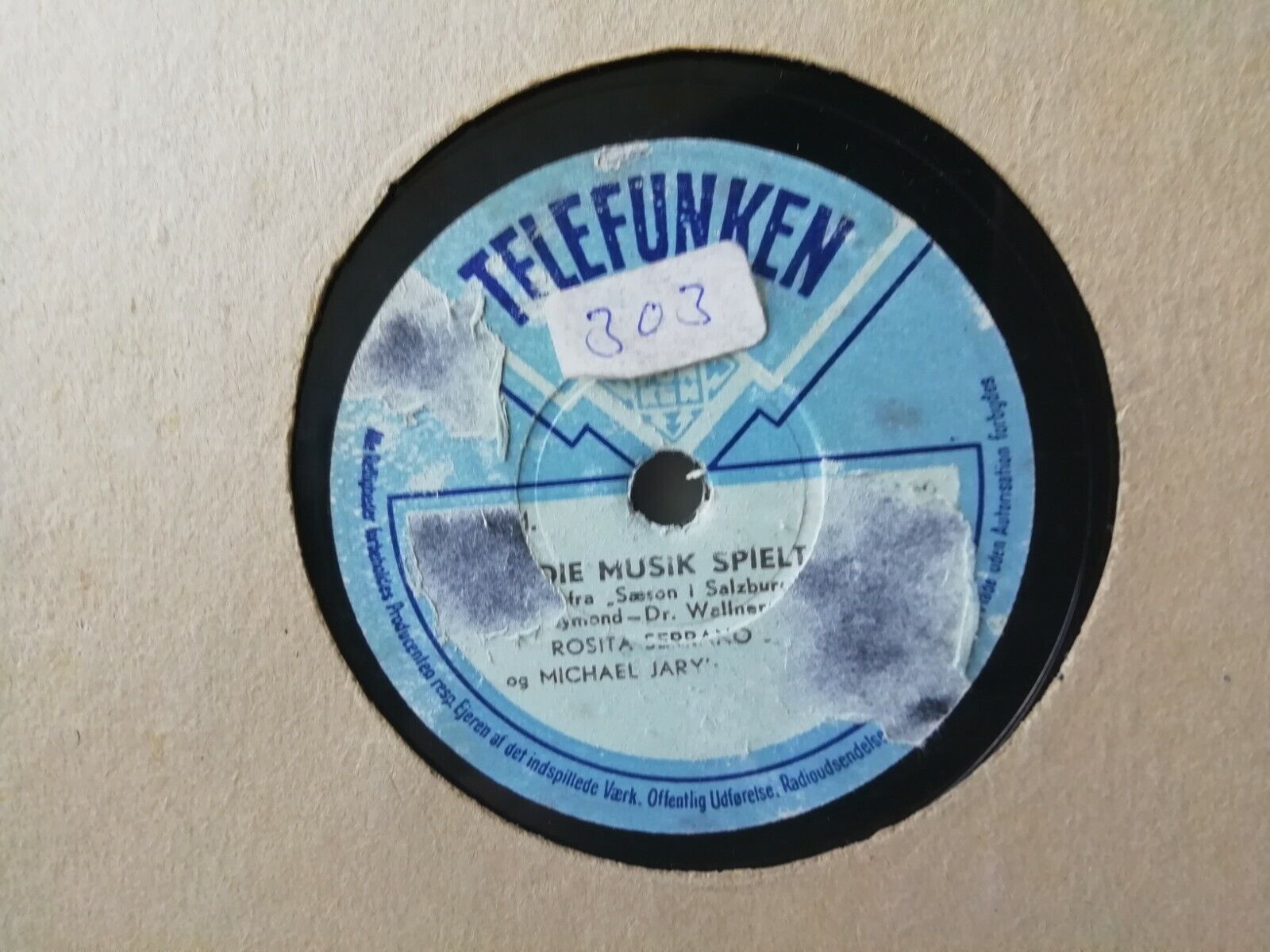 78 rpmRosita SerranoDie Musik SpieltTelefunken A 2702