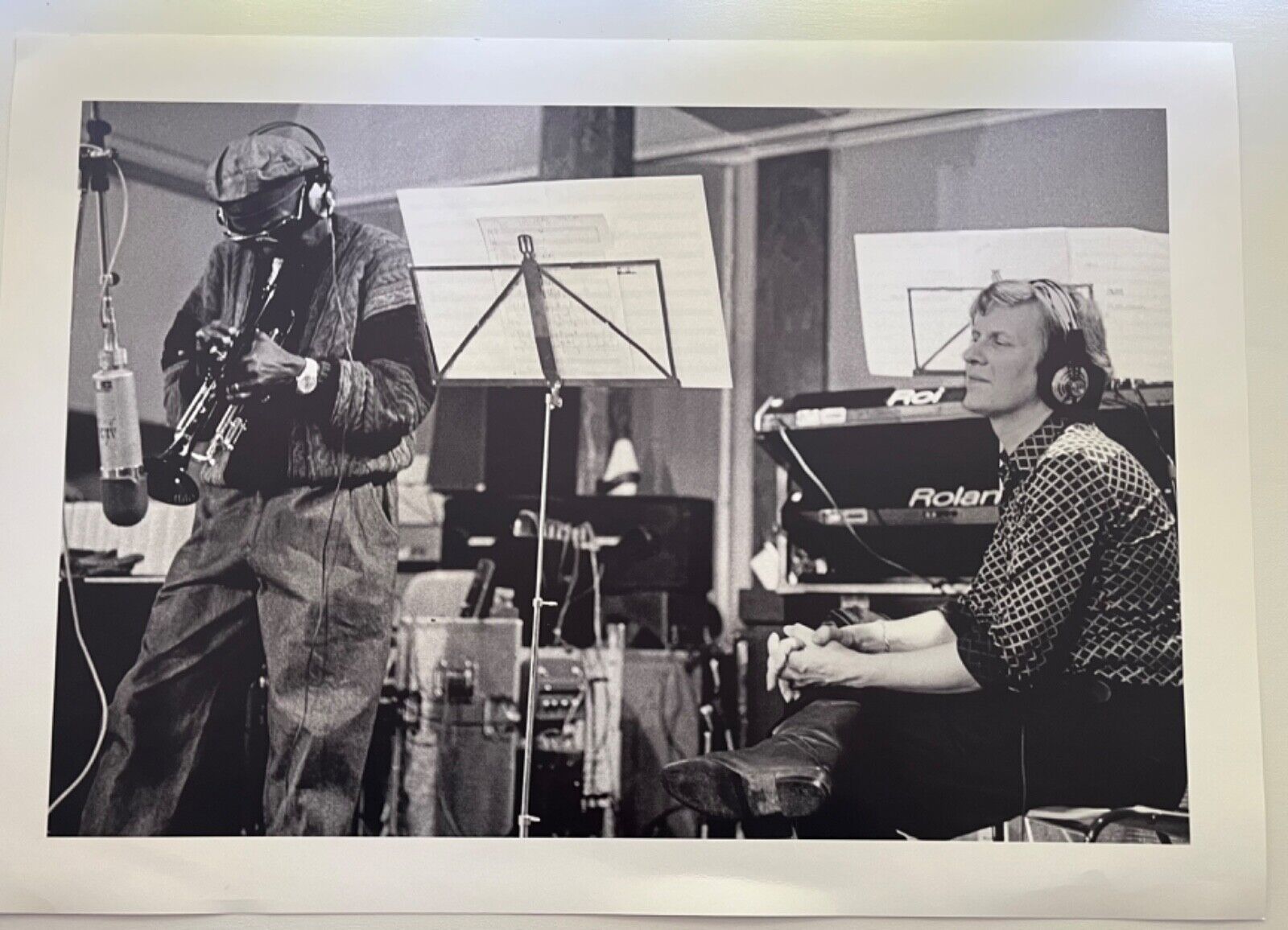 Unique photo of Miles Davis 1:1 by Jan Persson  Estate Sale signed