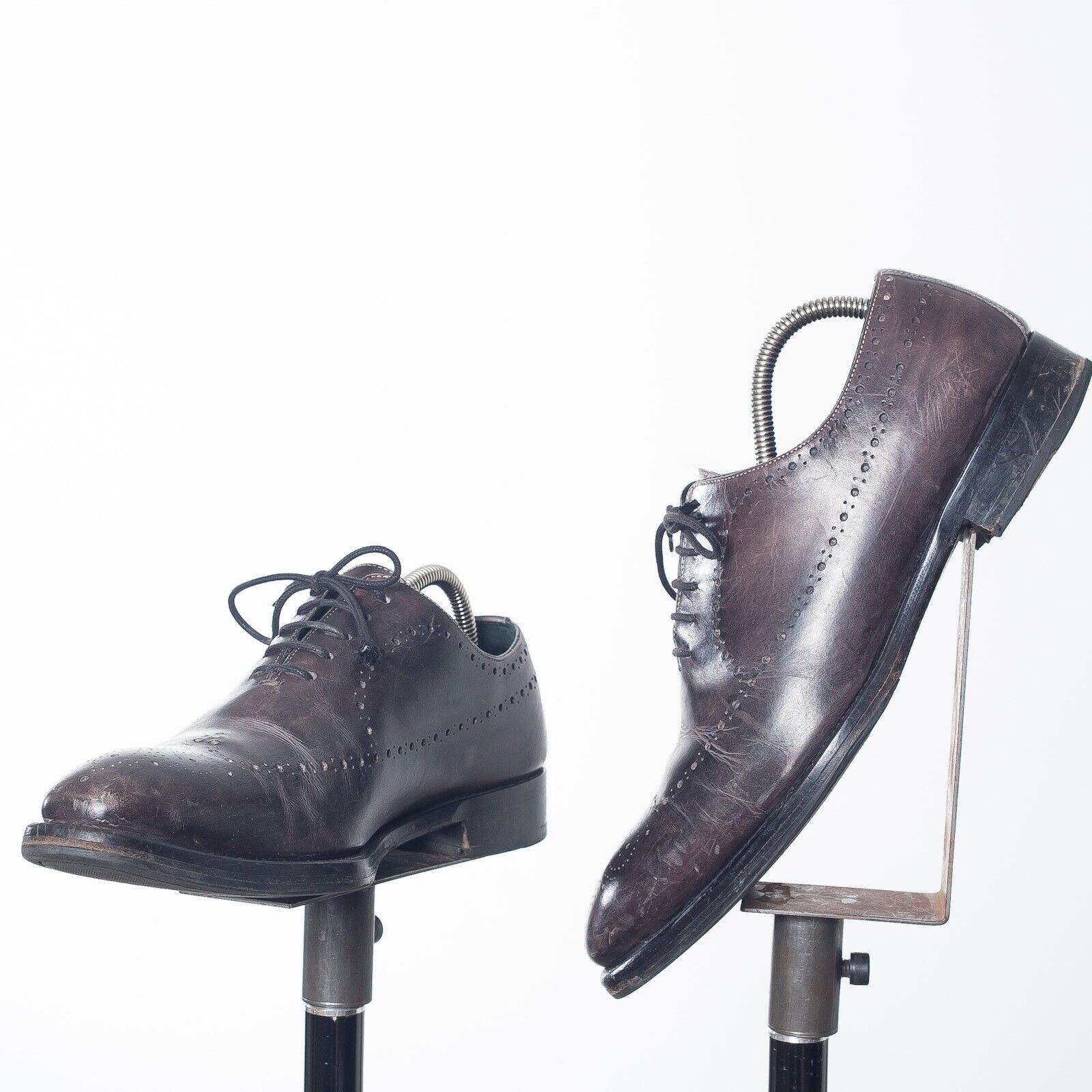 ANDREA ZORI Brown Brogue Leather Shoes EU42