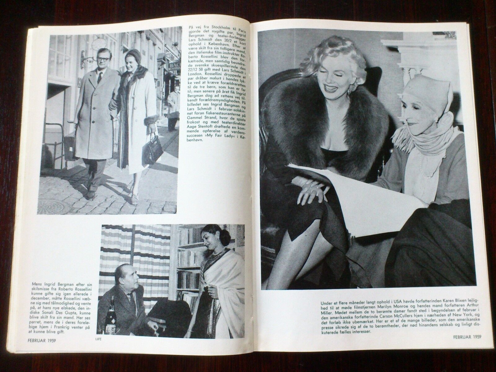 Danish MagazineThe events of 1959 told in picturesMarilyn MonroeArmstrong