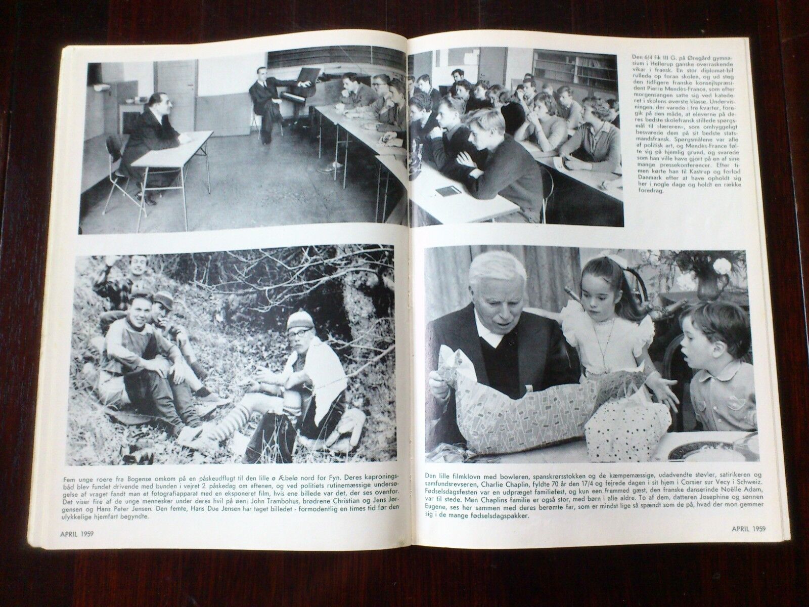 Danish MagazineThe events of 1959 told in picturesMarilyn MonroeArmstrong