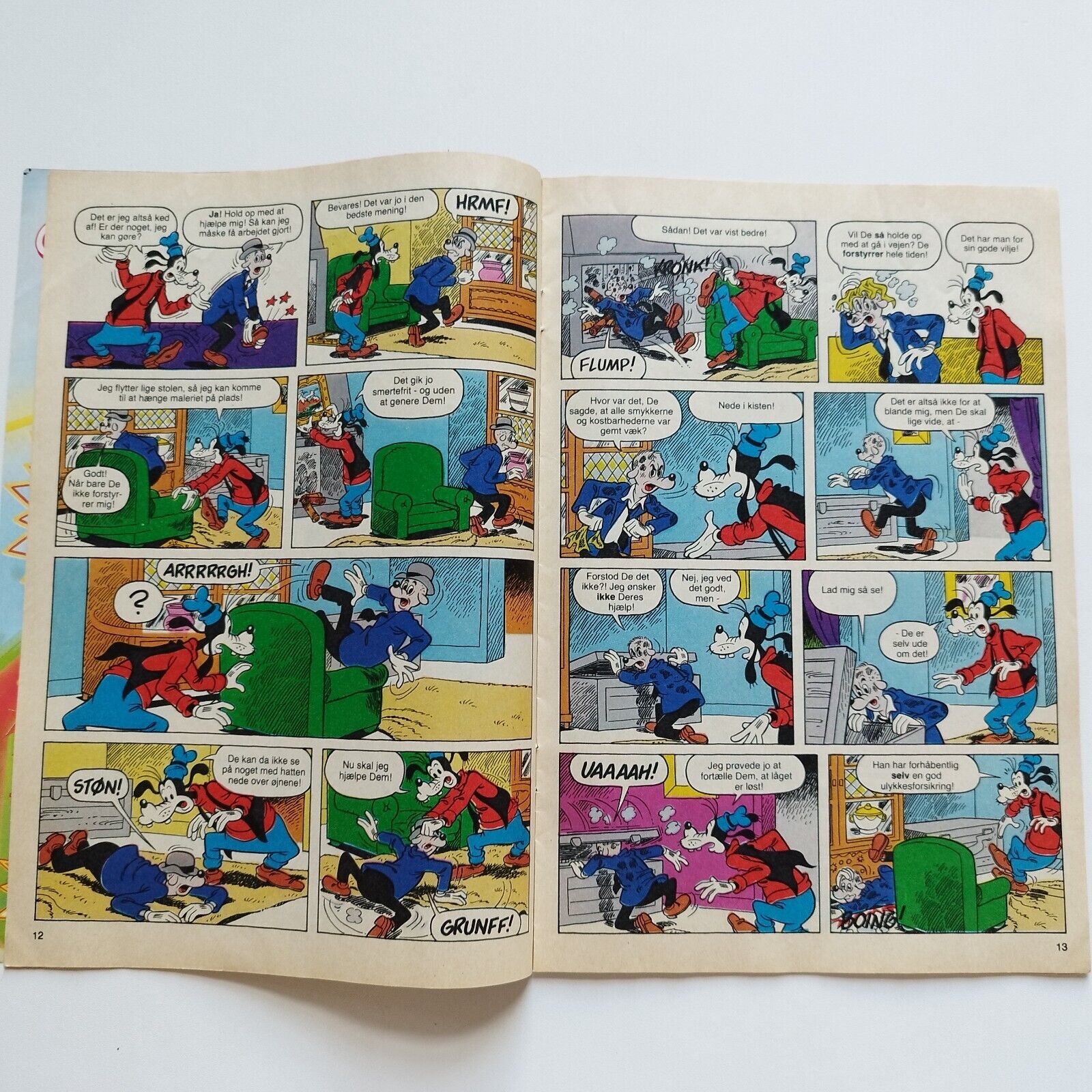 Danish comic  "Anders And  Co " no 51984 Donald Duck   Playmobil advert