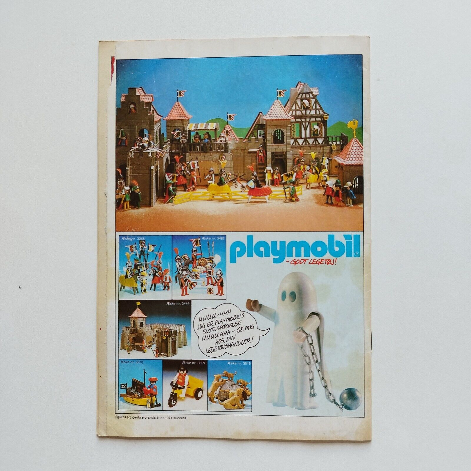 Danish comic  "Anders And  Co " no 51984 Donald Duck   Playmobil advert