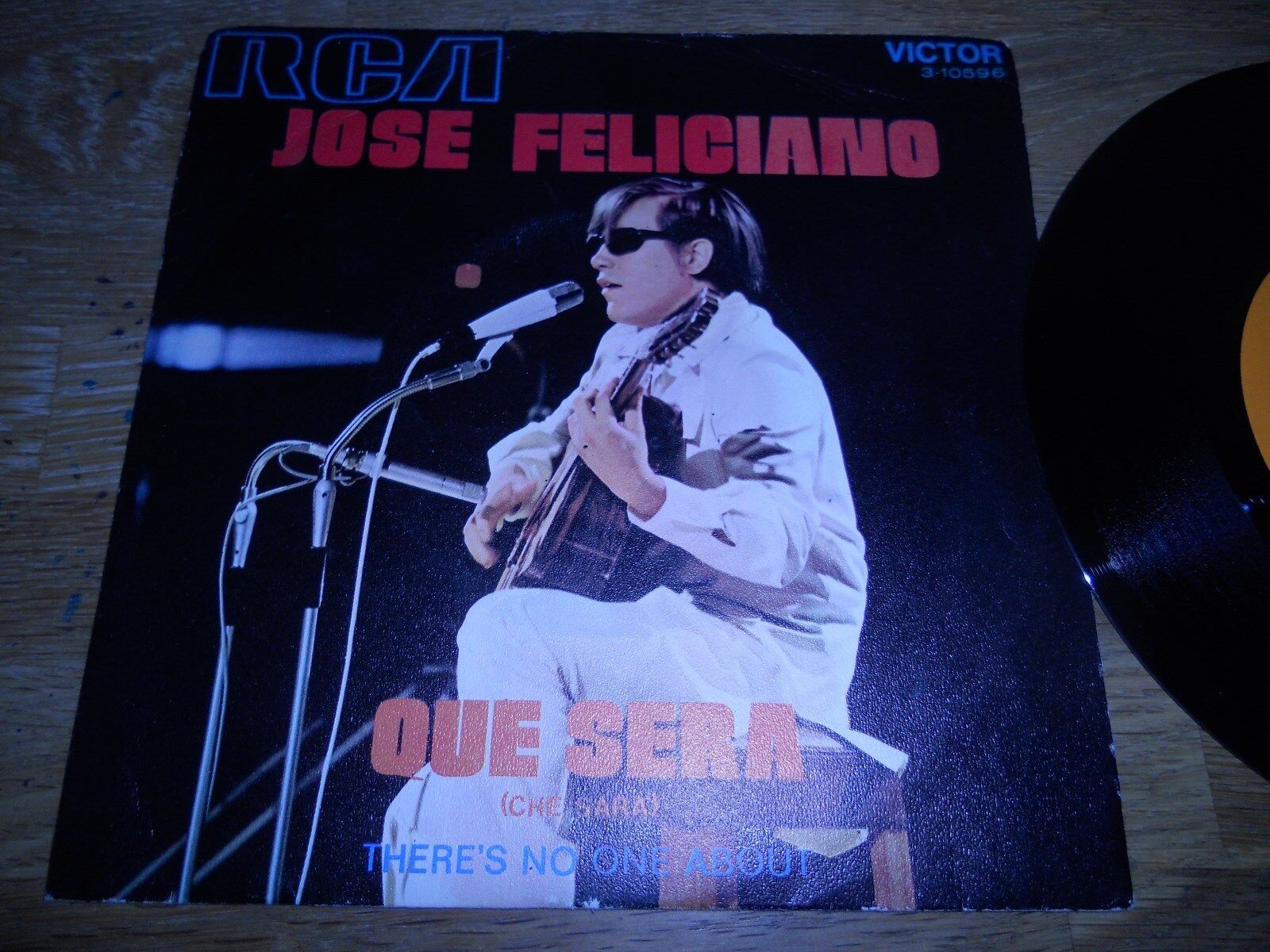 JOSE FELLICIANO "QUE SERA / THERE´S NO ONE ABOUT" 1971 7 INCH VINYL SINGLE SPAIN