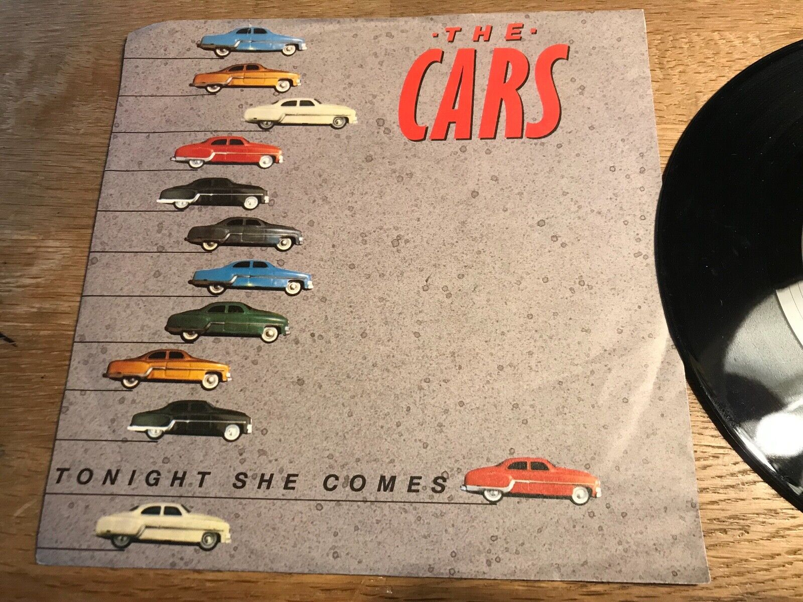 THE CARS "TONIGHT SHE COMES / JUST WANT I NEEDED" 1985 WEA RECORDS GERMAN PRESS