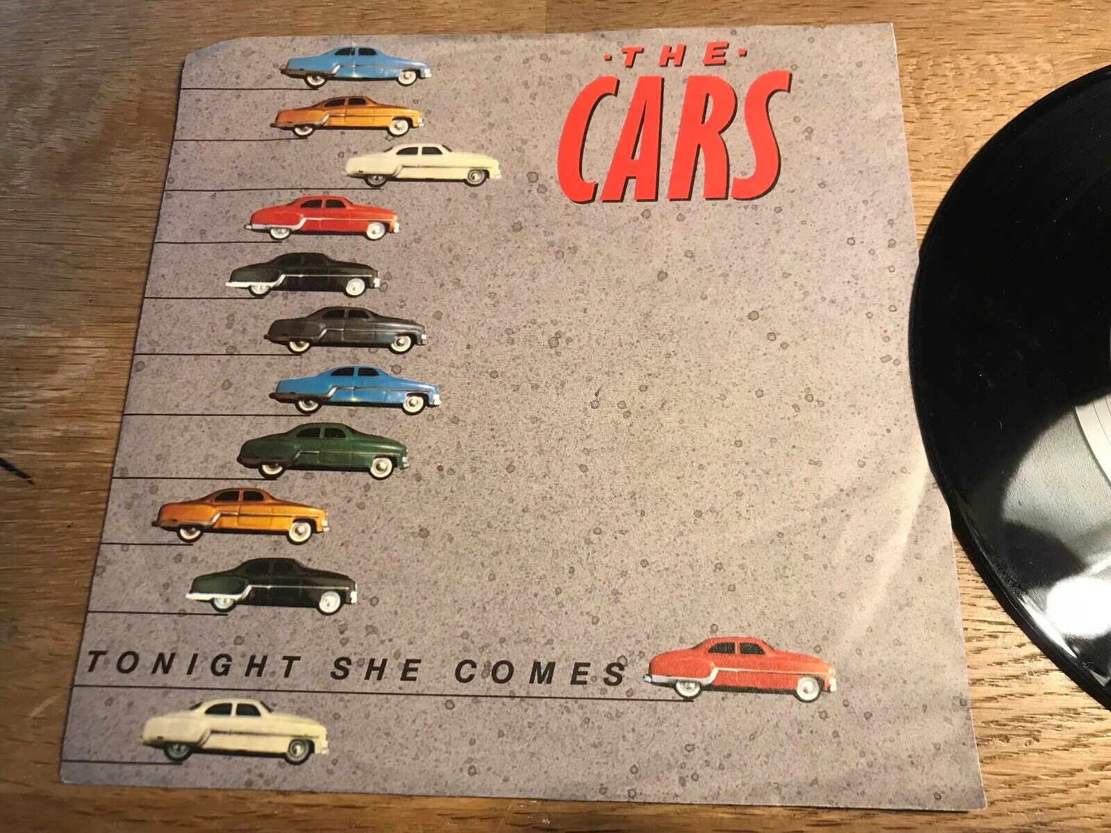 THE CARS "TONIGHT SHE COMES / JUST WANT I NEEDED" 1985 WEA RECORDS GERMAN PRESS