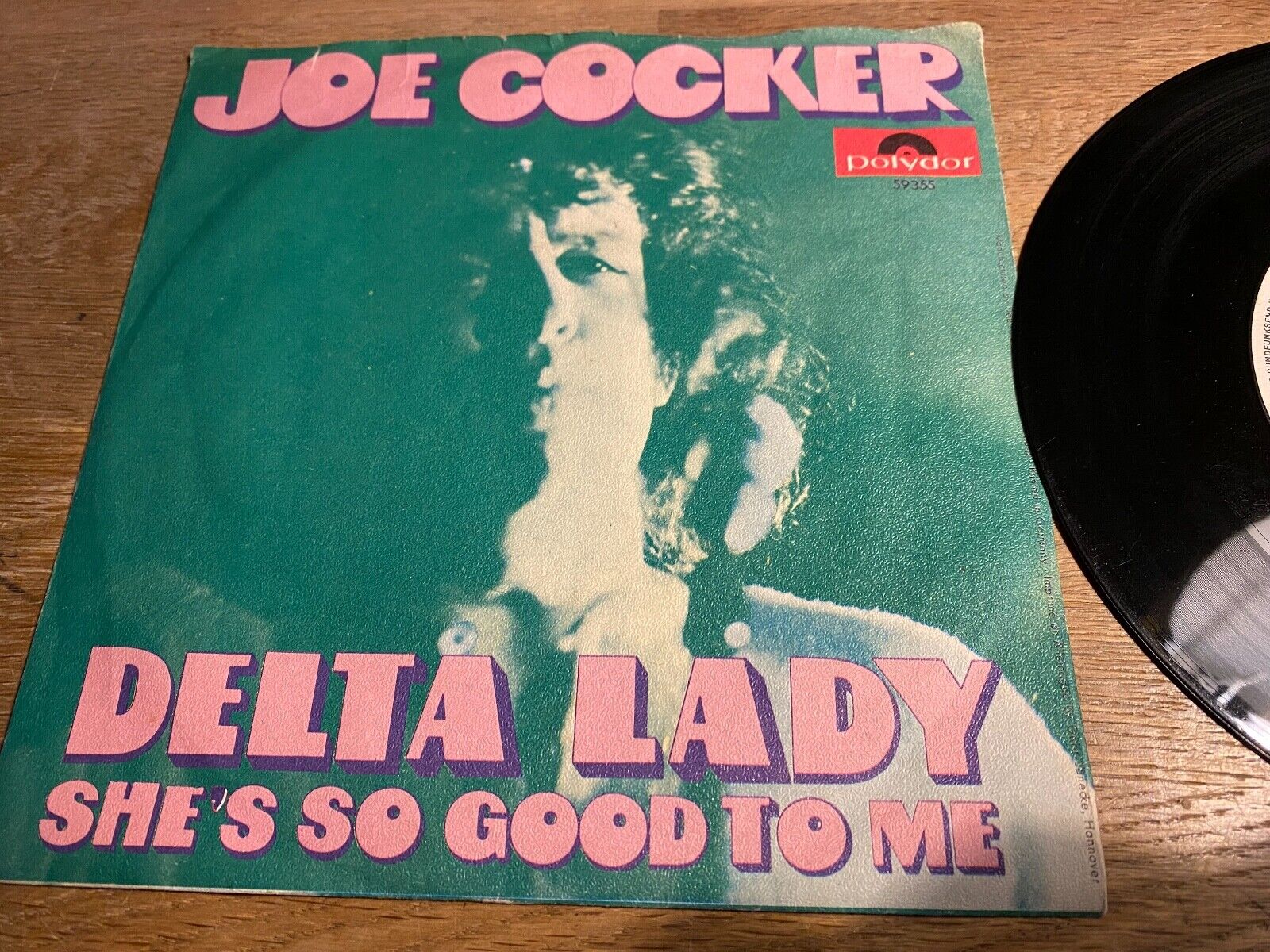 JOE COCKER "DELTA LADY / SHE´S SO GOOD TO ME" POLYDOR RECORDS PROMOTIONAL COPY**