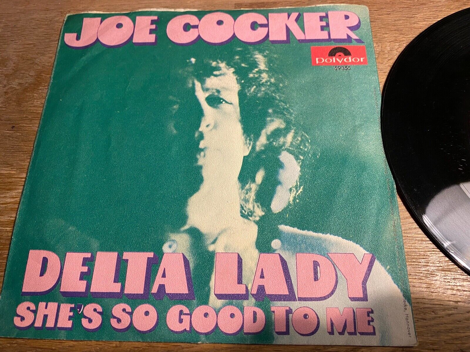 JOE COCKER "DELTA LADY / SHE´S SO GOOD TO ME" POLYDOR RECORDS PROMOTIONAL COPY**