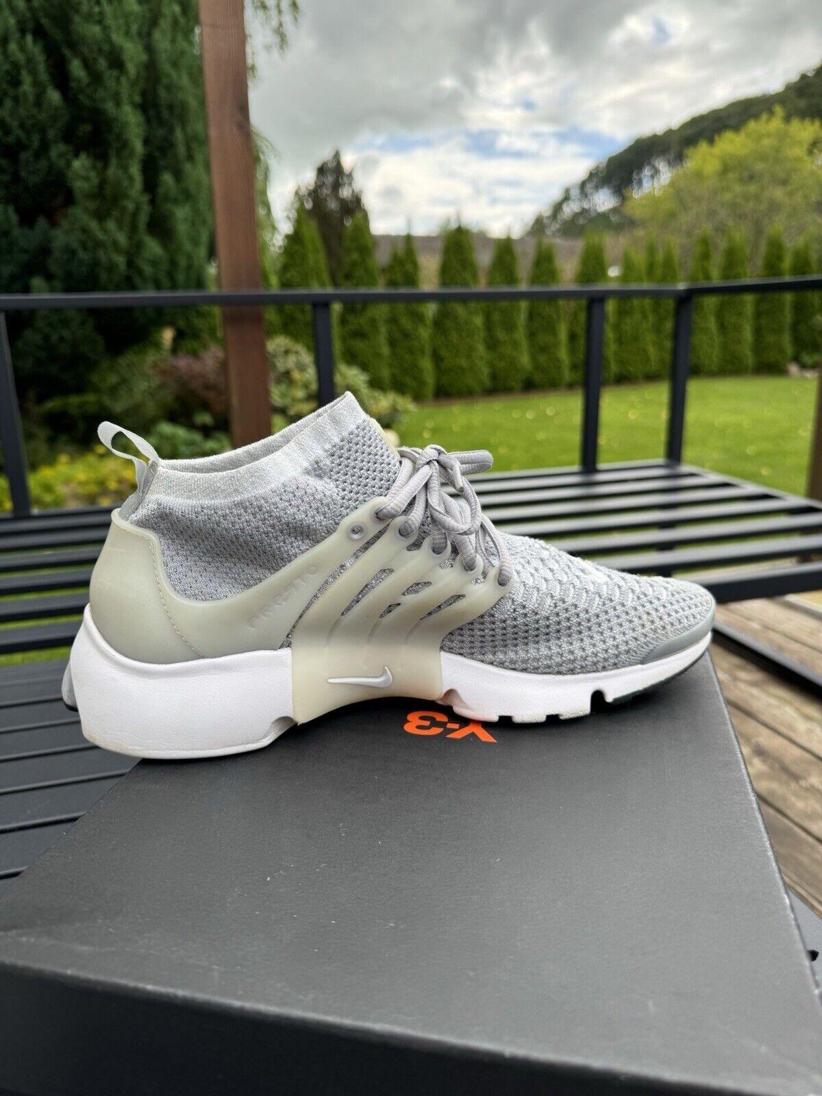 Men’s Nike Air Presto Flyknit Ultra “Wolf Grey” Size 43EU