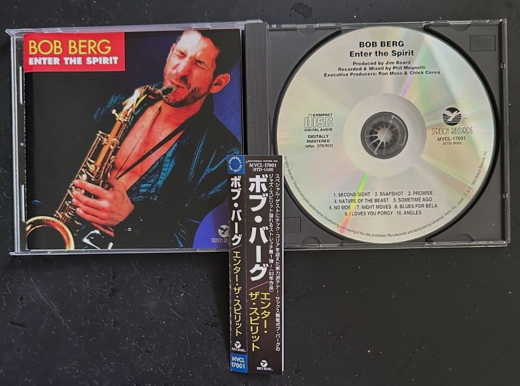 BOB BERG ''ENTER THE SPIRIT '' - JAPAN CD - CHICK COREA / DENNIS CHAMBBERS