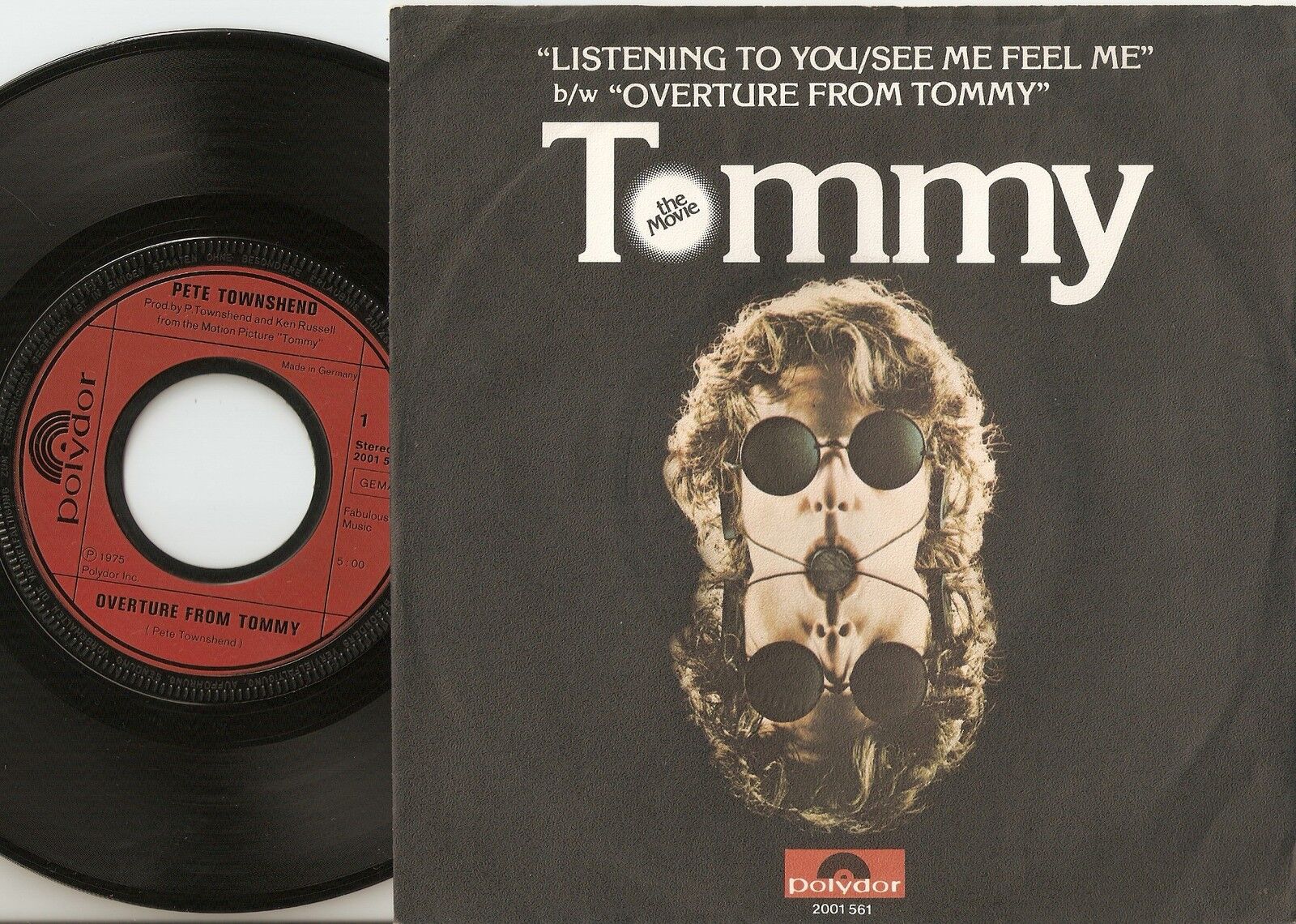 THE WHO TOMMY SEE ME FEEL ME GERMAN 45+PS 1975 FREAKBEAT HIGH NUMBERS MOD