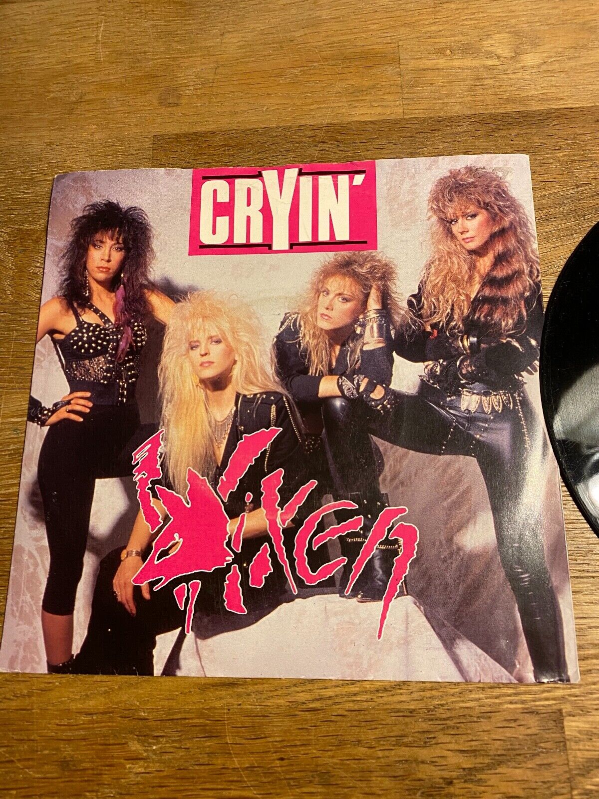 VIXEN "CRYIN´ / DESPERATE" 1988 EMI MANHATTAN RECORDS WEST GERMAN PRESSED VINYL*