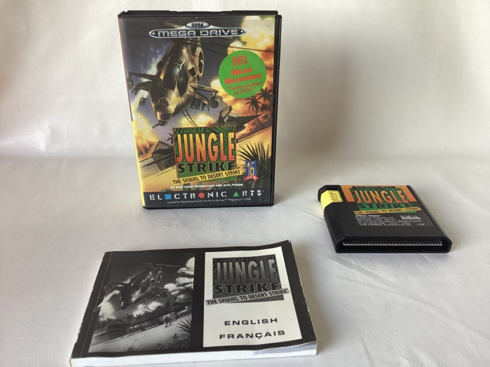 Sega Mega Drive - Jungle Strike - PAL - Complete in box