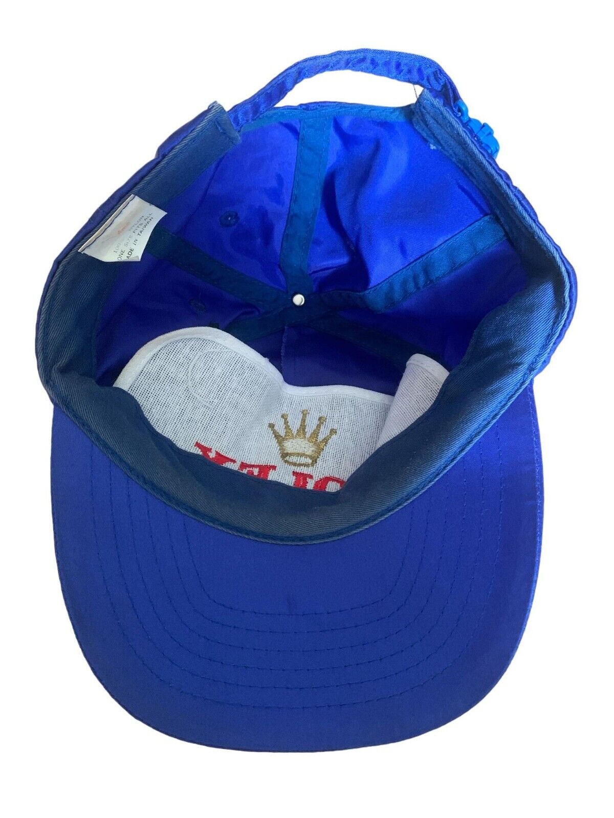 Rolex Nylon Satin Adjustable Hat Cap Snapback blue mega rare!