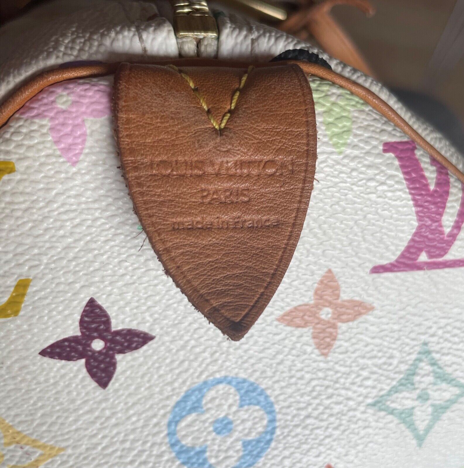 Louis Vuitton X Tahashi Murakami speedy 30 multicolor white