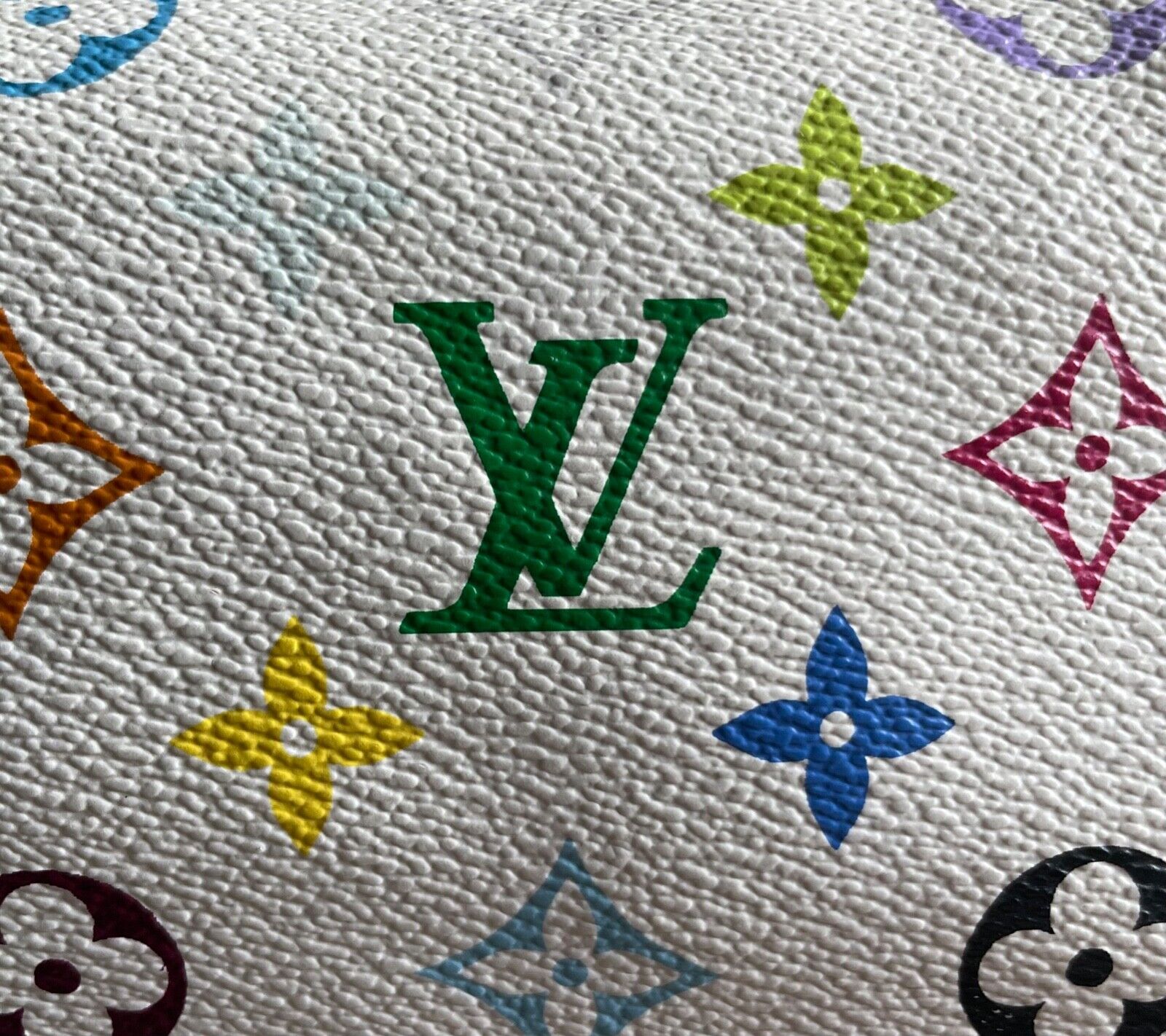 Louis Vuitton X Tahashi Murakami speedy 30 multicolor white