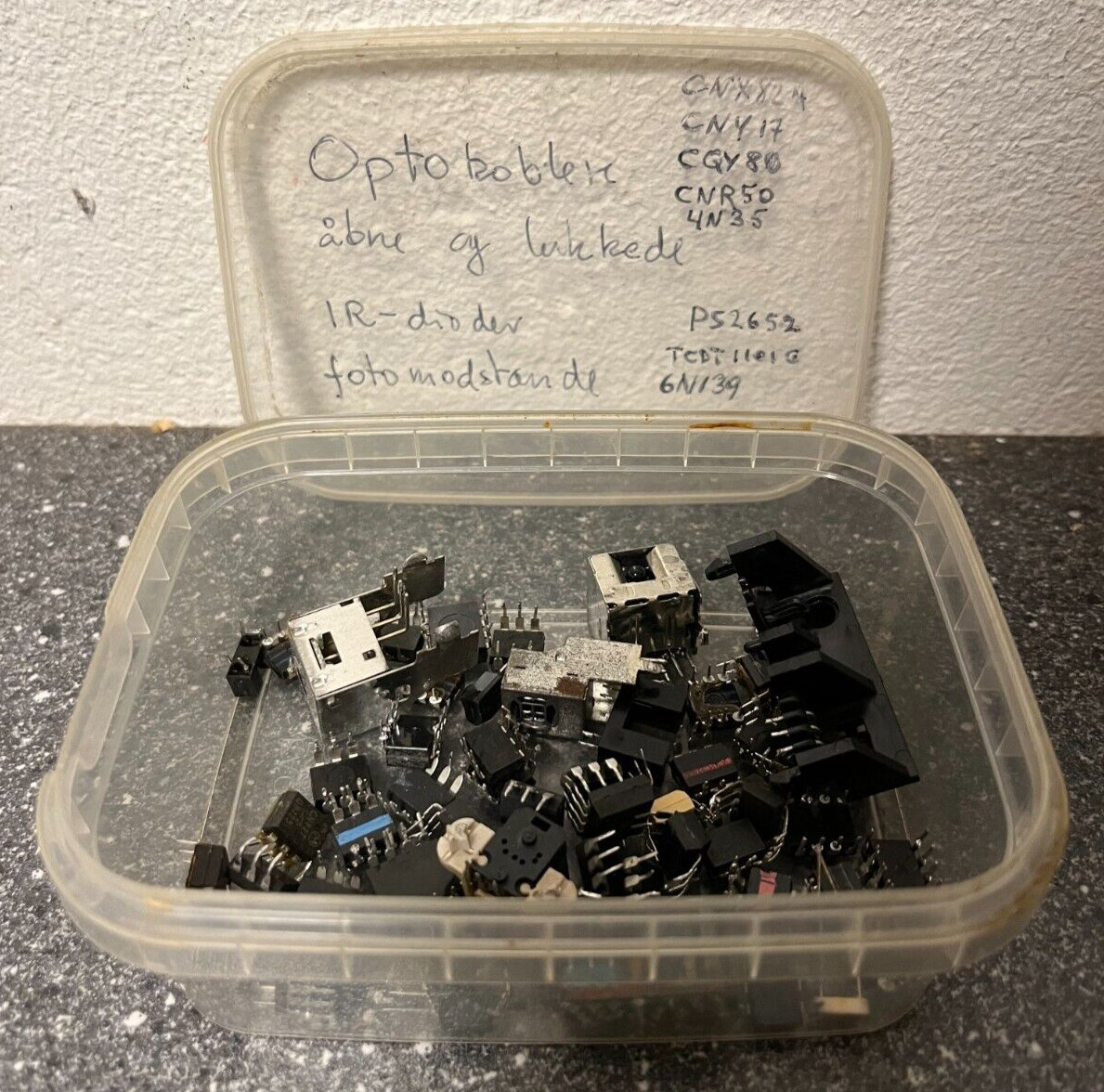 Vintage Optocoupler and IR Diode Lot – Assorted Open  Closed Optocouplers etc