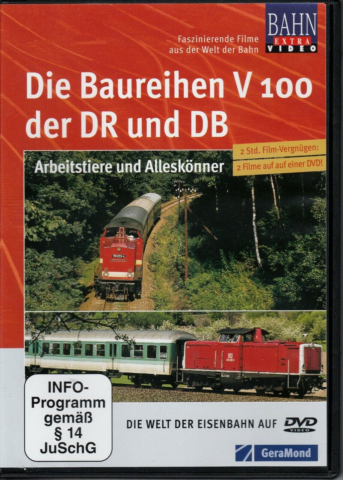 The series V 100 of the DR and DB | railway DVD Geramond railway extra