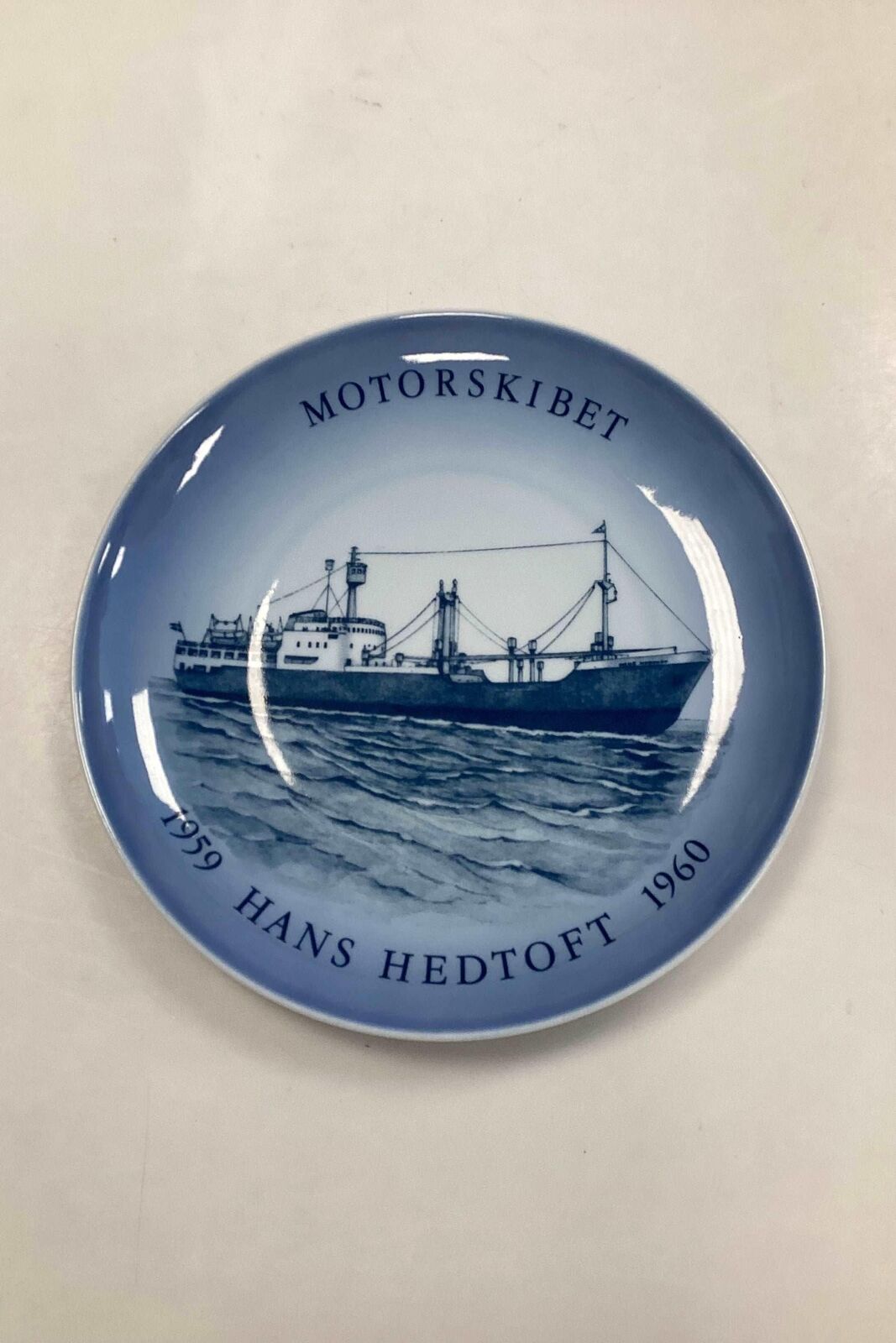 Bing and Grondahl Ship Plate from 1985