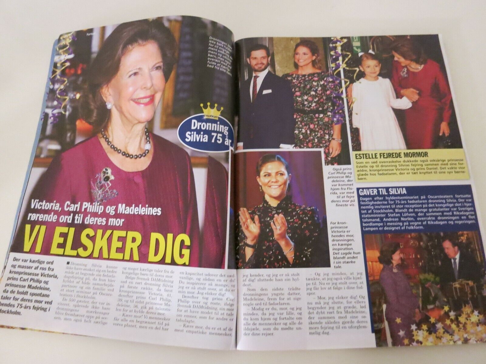 Magazine Royal PRINCESS MARY Queen Silvia MEGHAN Margrethe ANNE-MARIE Sofia AB33