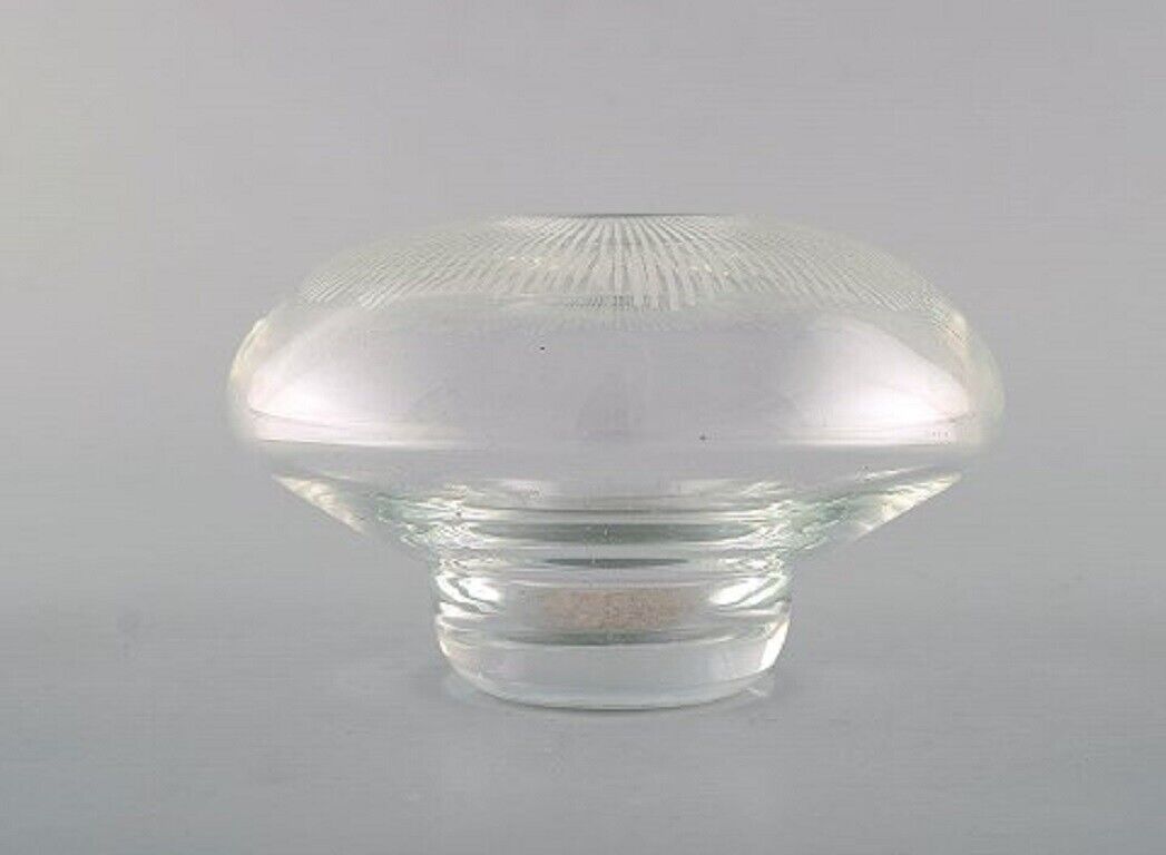 Bengt Orup for Johansfors Art Glass Vase Swedish design 1970's