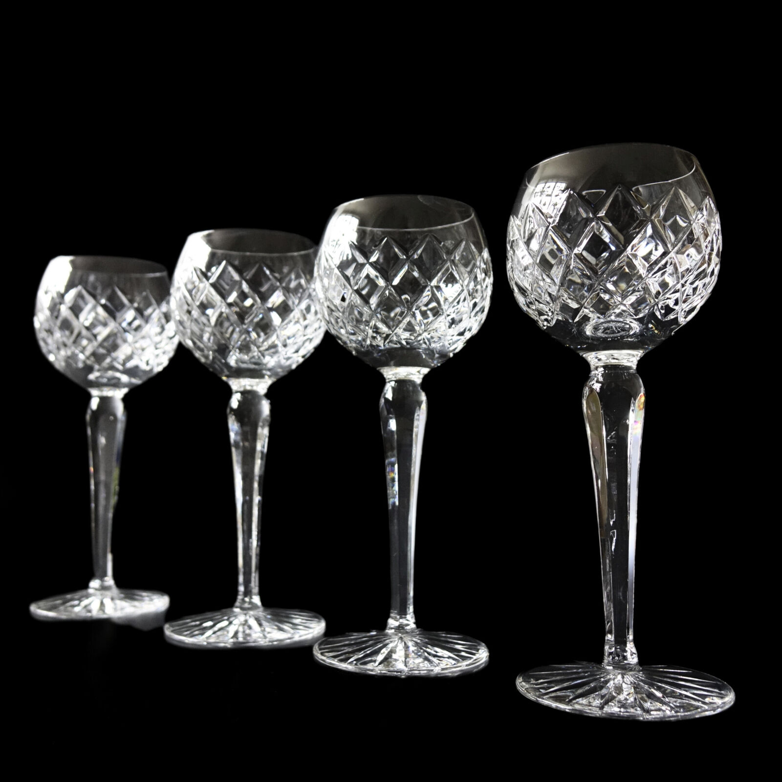 Vintage Crystal high wine glass design "Waterford" from Europe mid-century