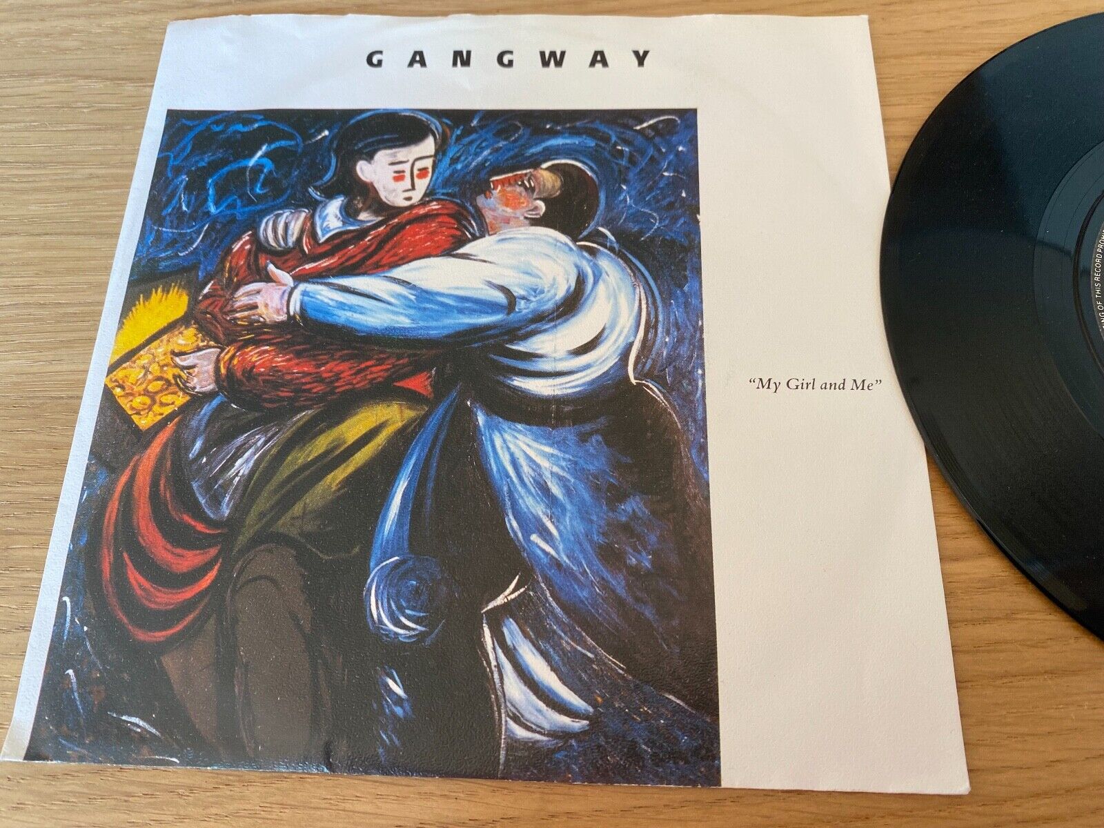 GANGWAY "MY GIRL AND ME / DO YOU REMEMBER?" 1988 MERCURY RECORDS DUTCH PRESSING*