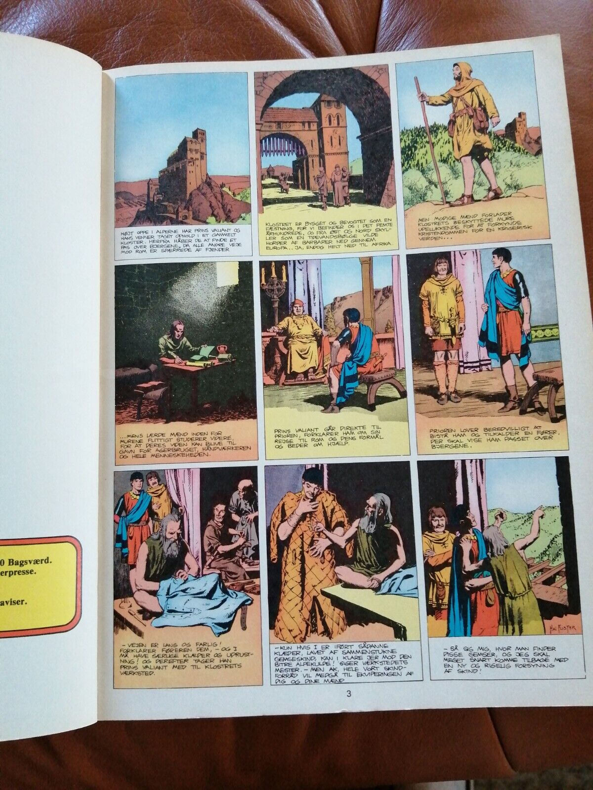 Denmarkcomic book"Prins Valiant Fra Rom til Thule" by Hal FosterNo 17 1979