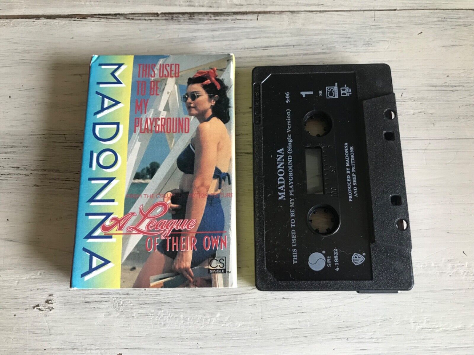 Madonna This used to be my playground single cassette tape USA