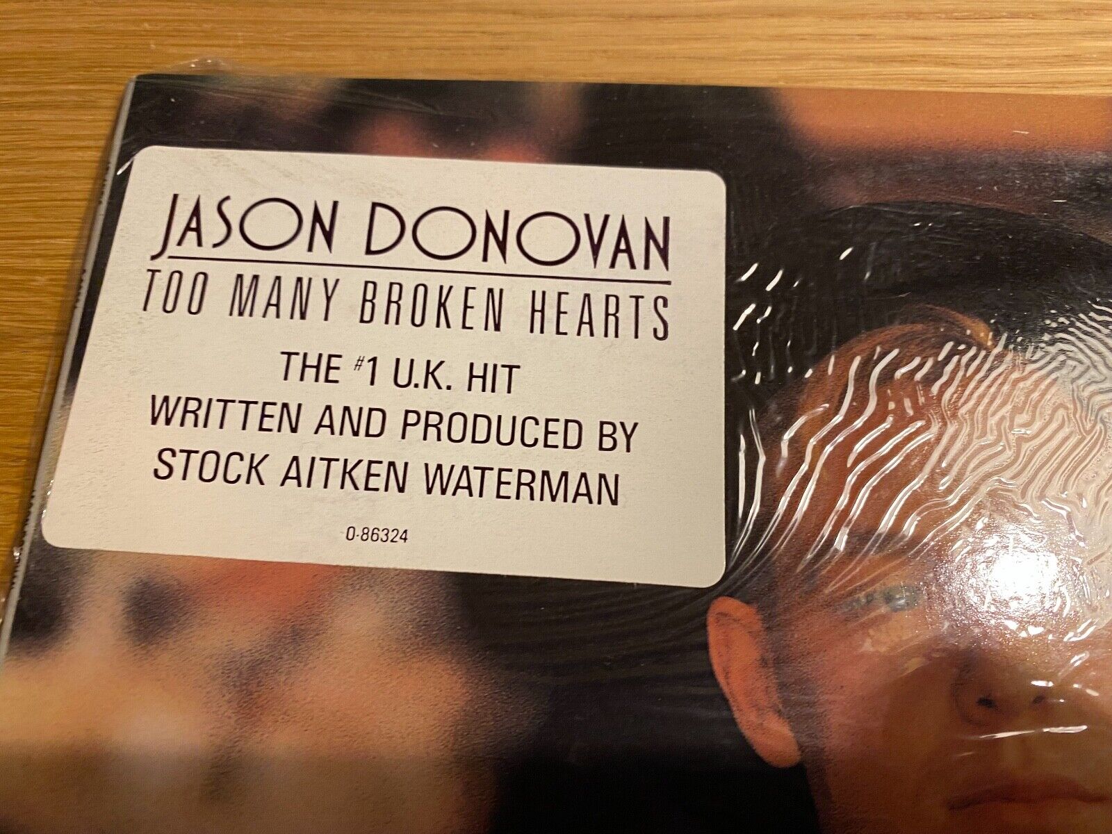 JASON DONOVAN "TOO MANY BROKEN HEARTS" ATLANTIC RECORDS 1989 5 TRACK US PRESSING