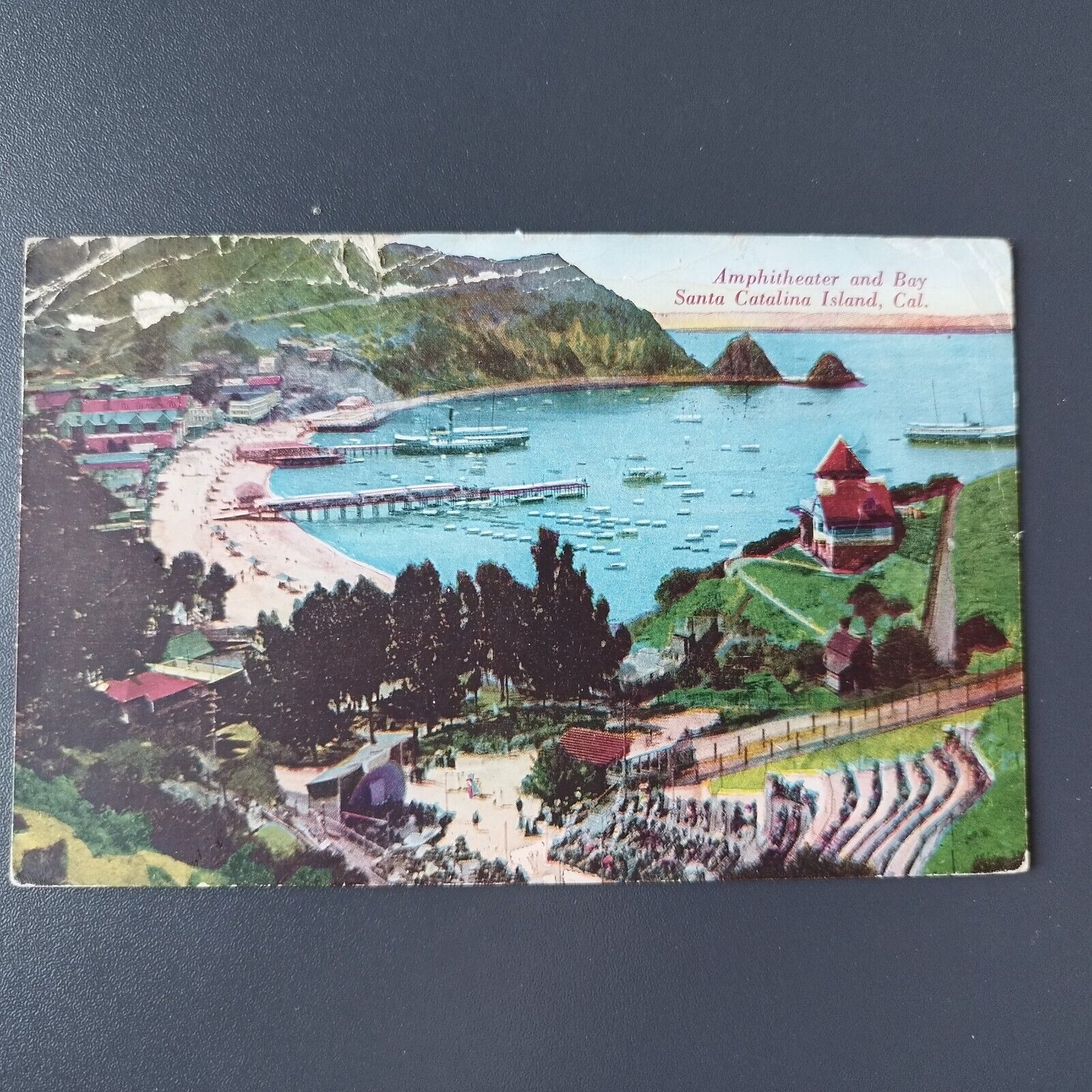 California Amphitheater and Bay Santa Catalina Island1922