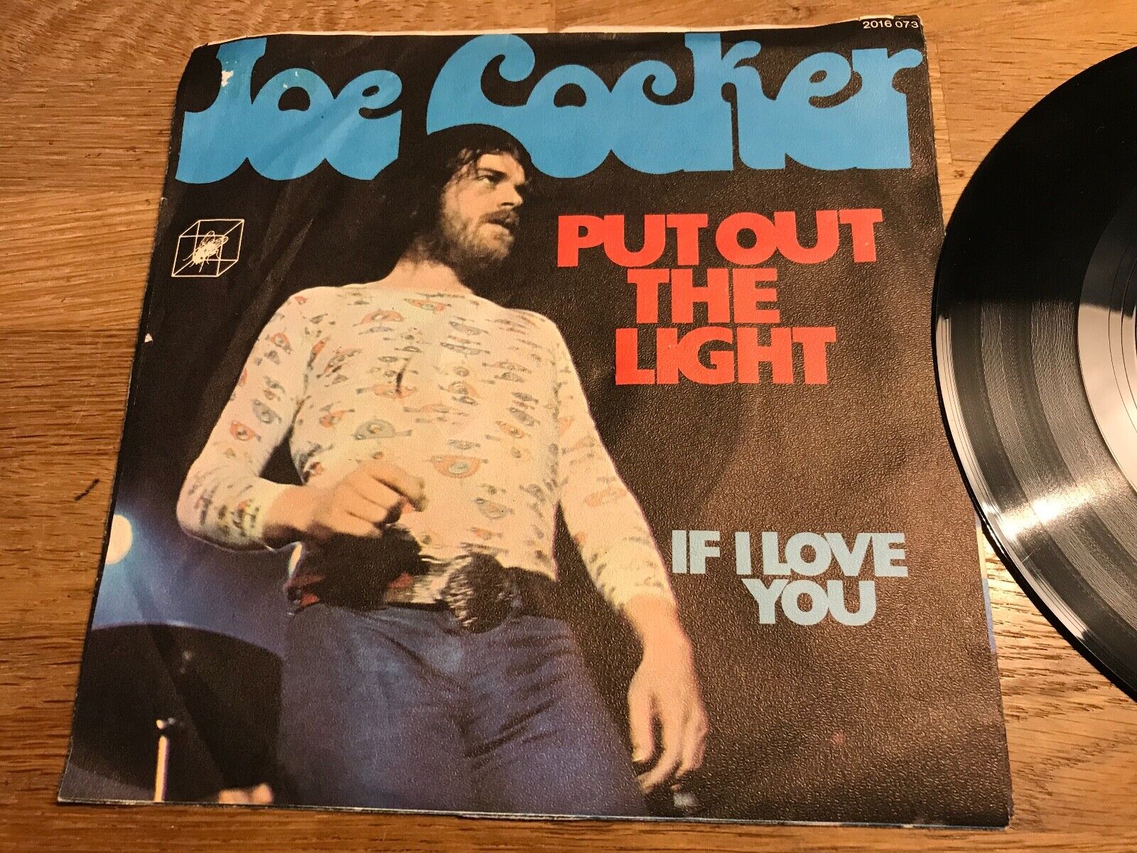 JOE COCKER "PUT OUT THE LIGHT/IF I LOVE YOU" 1974 GERMAN PRESSING OUT OF PRINT**