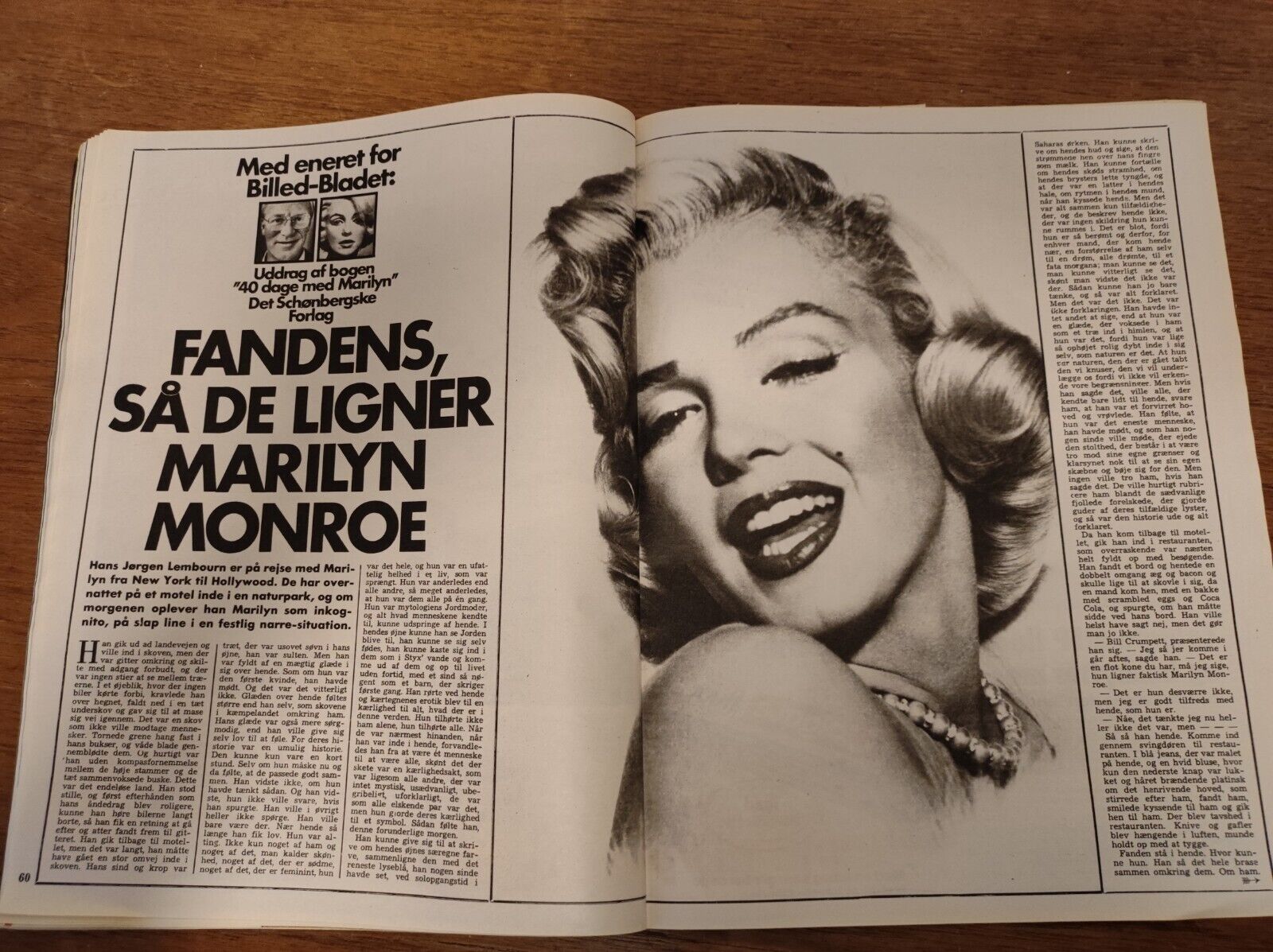 DORTHE KOLLO Marilyn Monroe VICTOR BORGE Dirch Passer 1977 Danish Magazine BB143