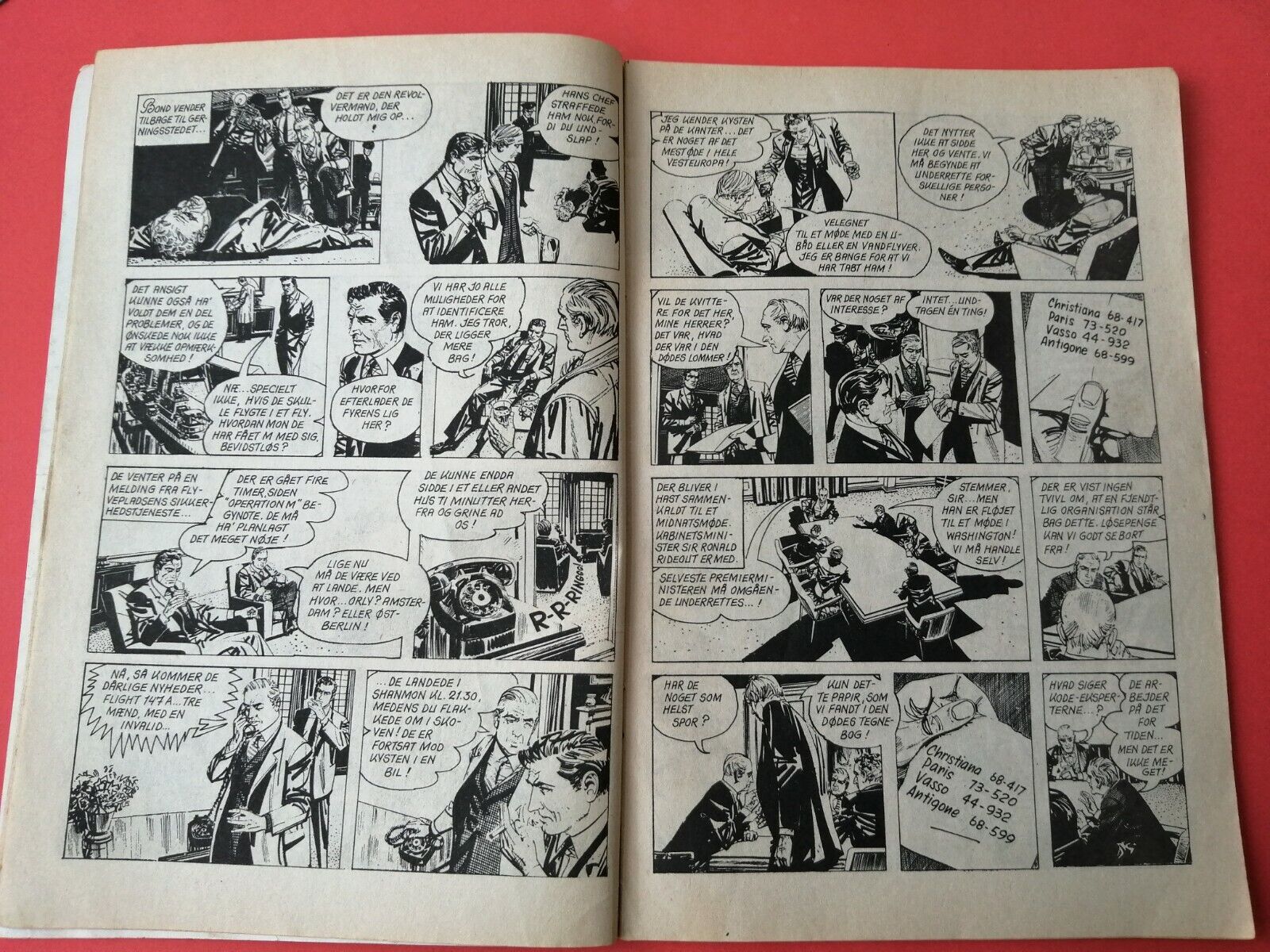 Danish Comic" Agent 007 James Bond" no 22 1971